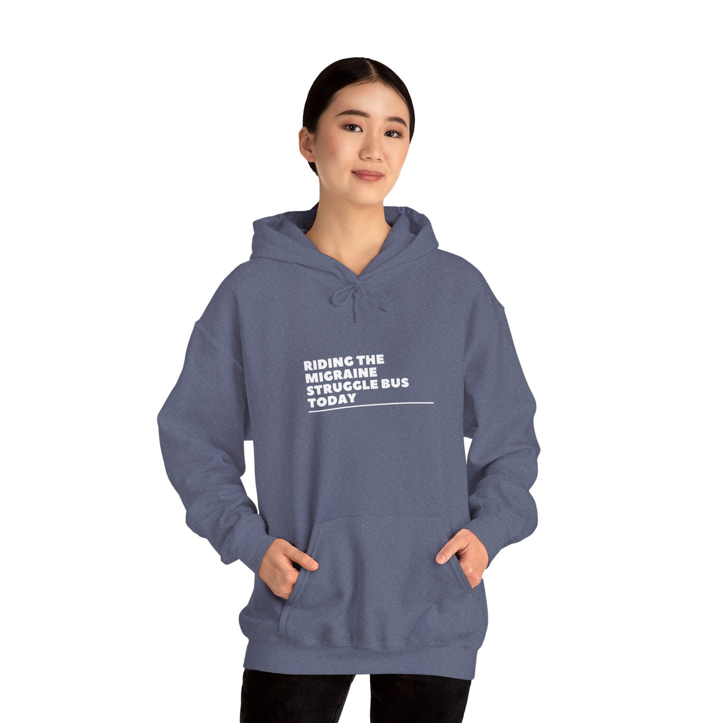 Unisex Migraine Day Invisible Illness Warrior Hooded Sweatshirt