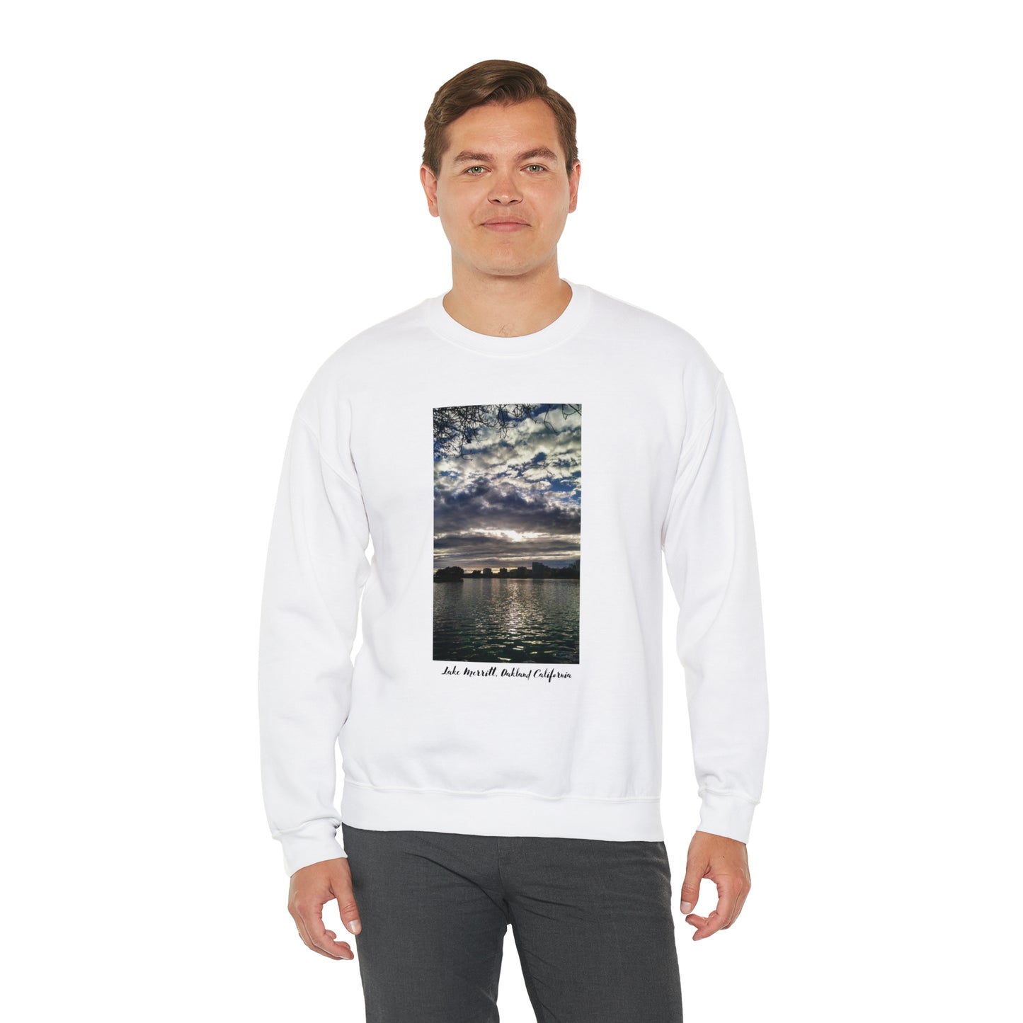 Unisex Landscape Sweatshirt Lake Merritt Oakland California Sweatshirt