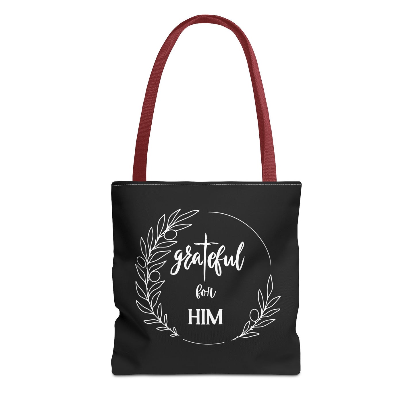 Unisex graTeful For Him Round Motif Tote Bag