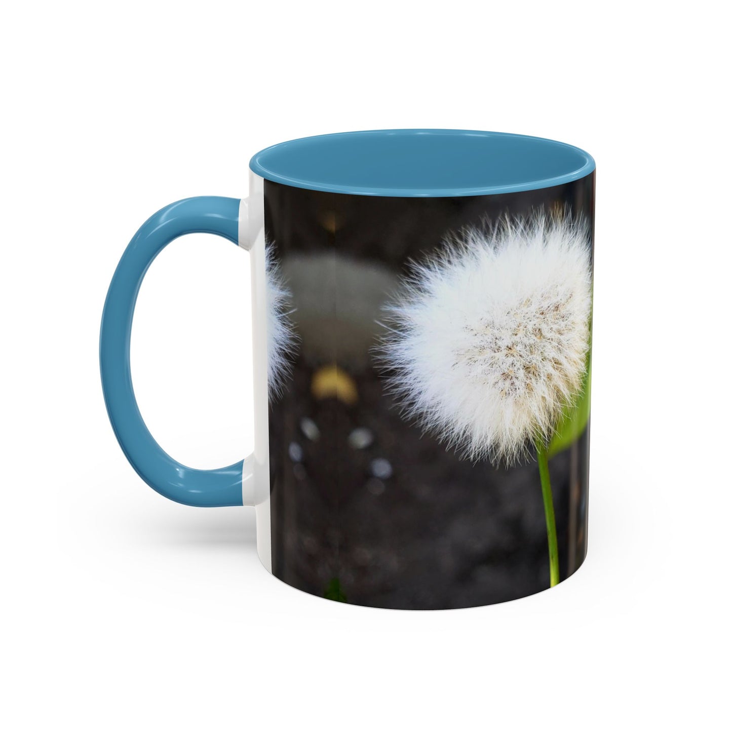 11oz/15oz Garden Themed Dandelion Flower Coffee Mug