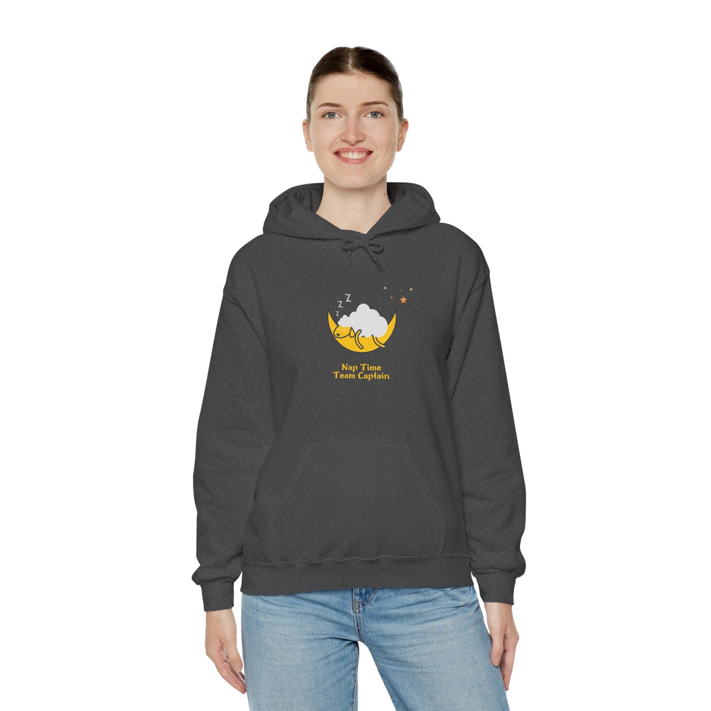 Unisex Heavy Blend™ Nap Time Team Captain Hooded Sweatshirt