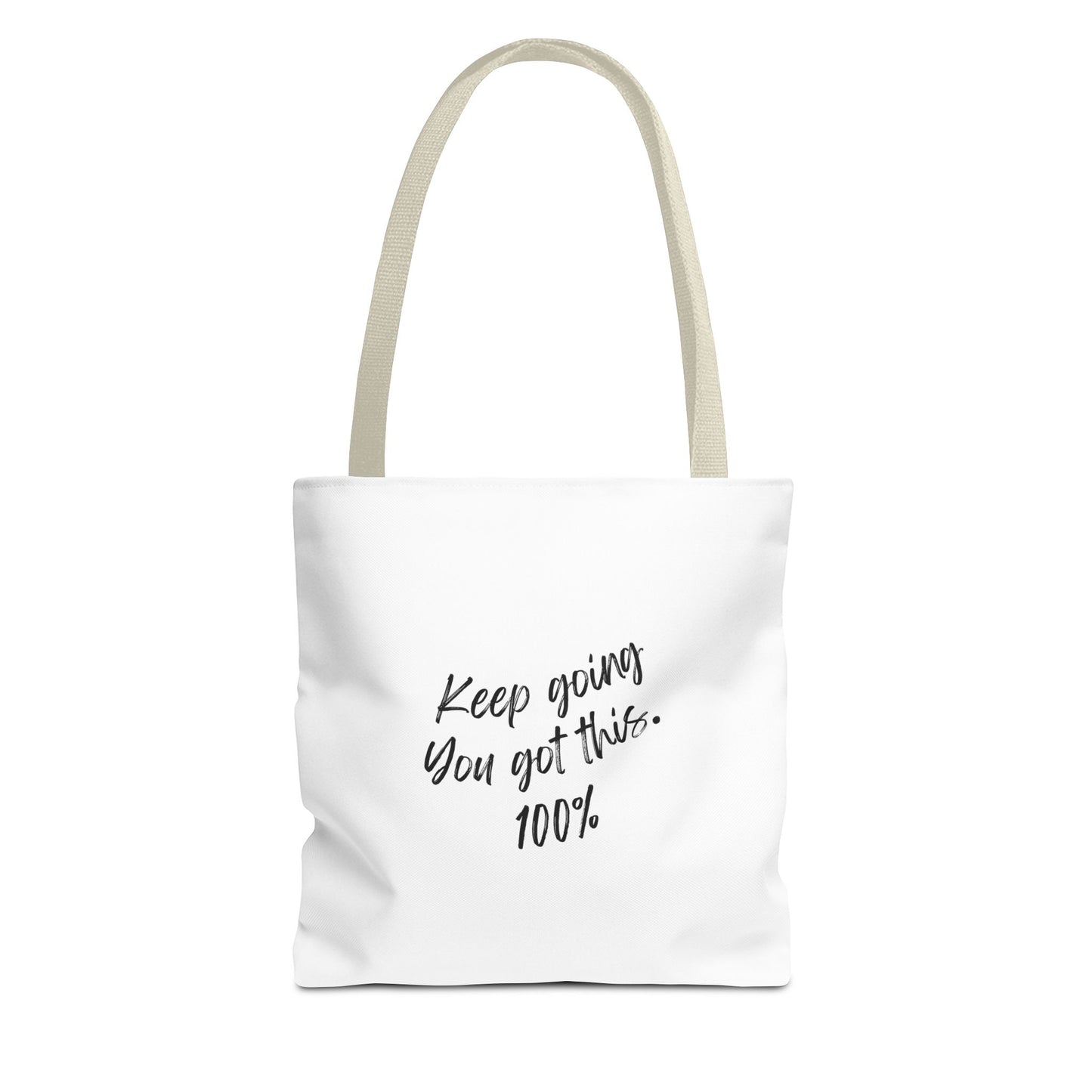 Unisex Positive Motivational Words of Encouragement Mental Health Awareness Reusable Tote Bag