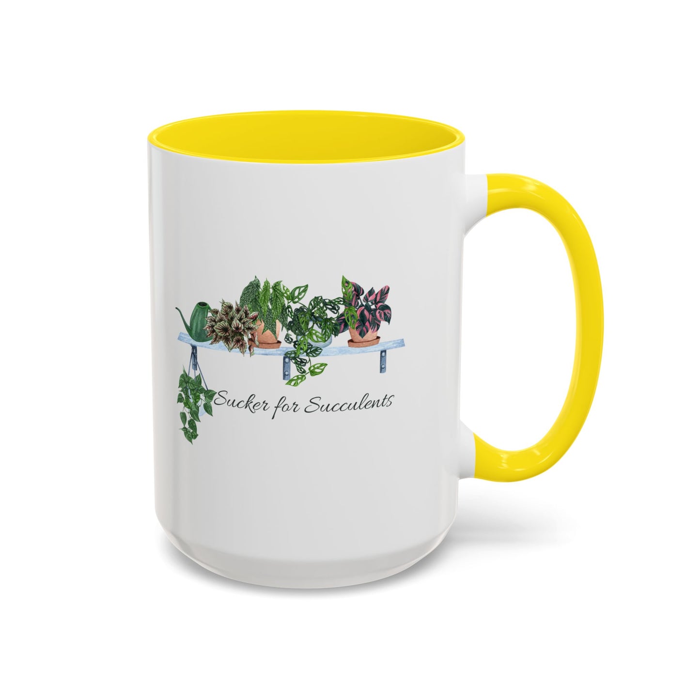 11oz/15oz Garden Themed Coffee Mug Sucker for Succulents
