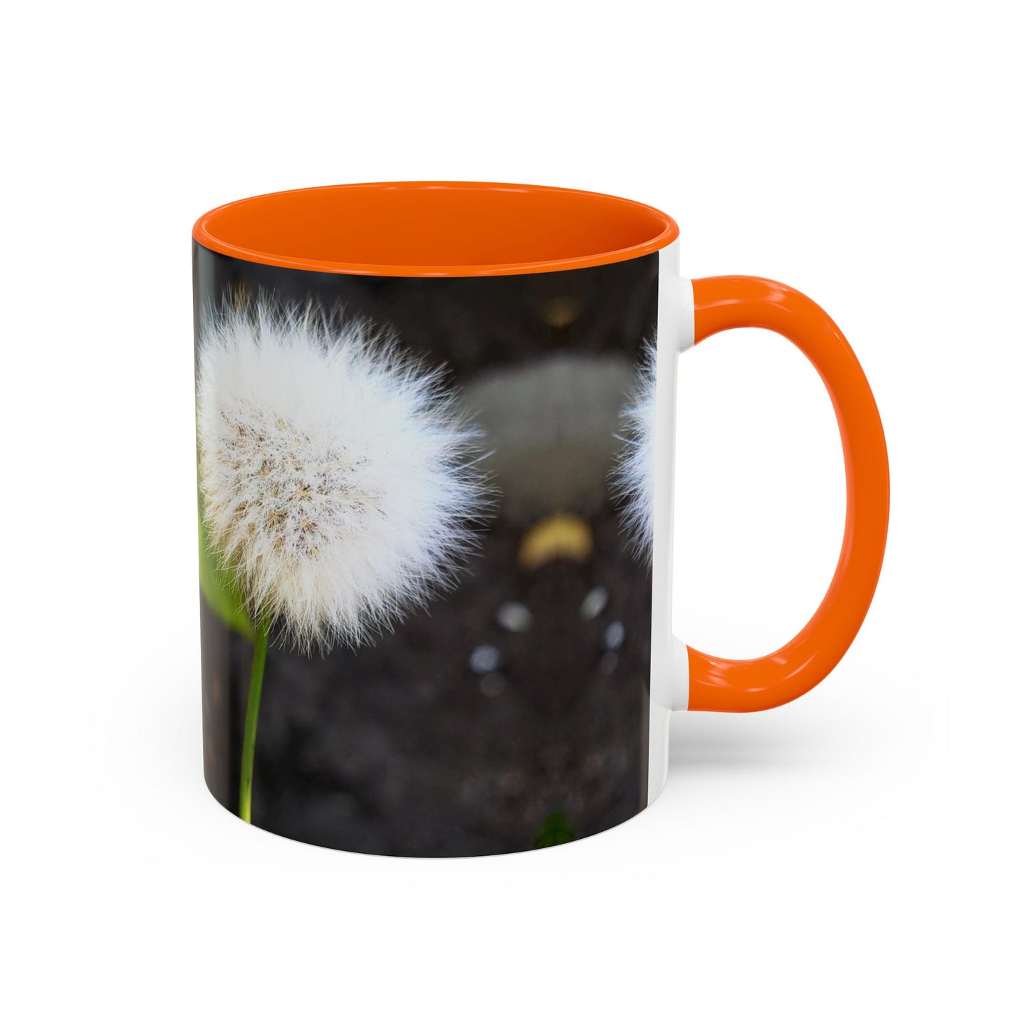11oz/15oz Garden Themed Dandelion Flower Coffee Mug
