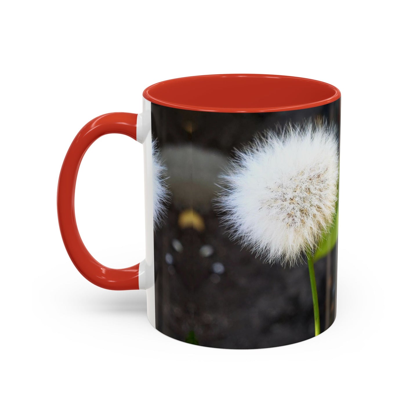 11oz/15oz Garden Themed Dandelion Flower Coffee Mug
