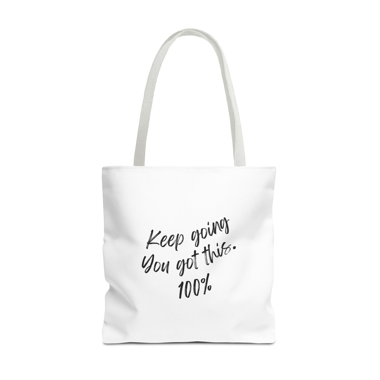 Unisex Positive Motivational Words of Encouragement Mental Health Awareness Reusable Tote Bag