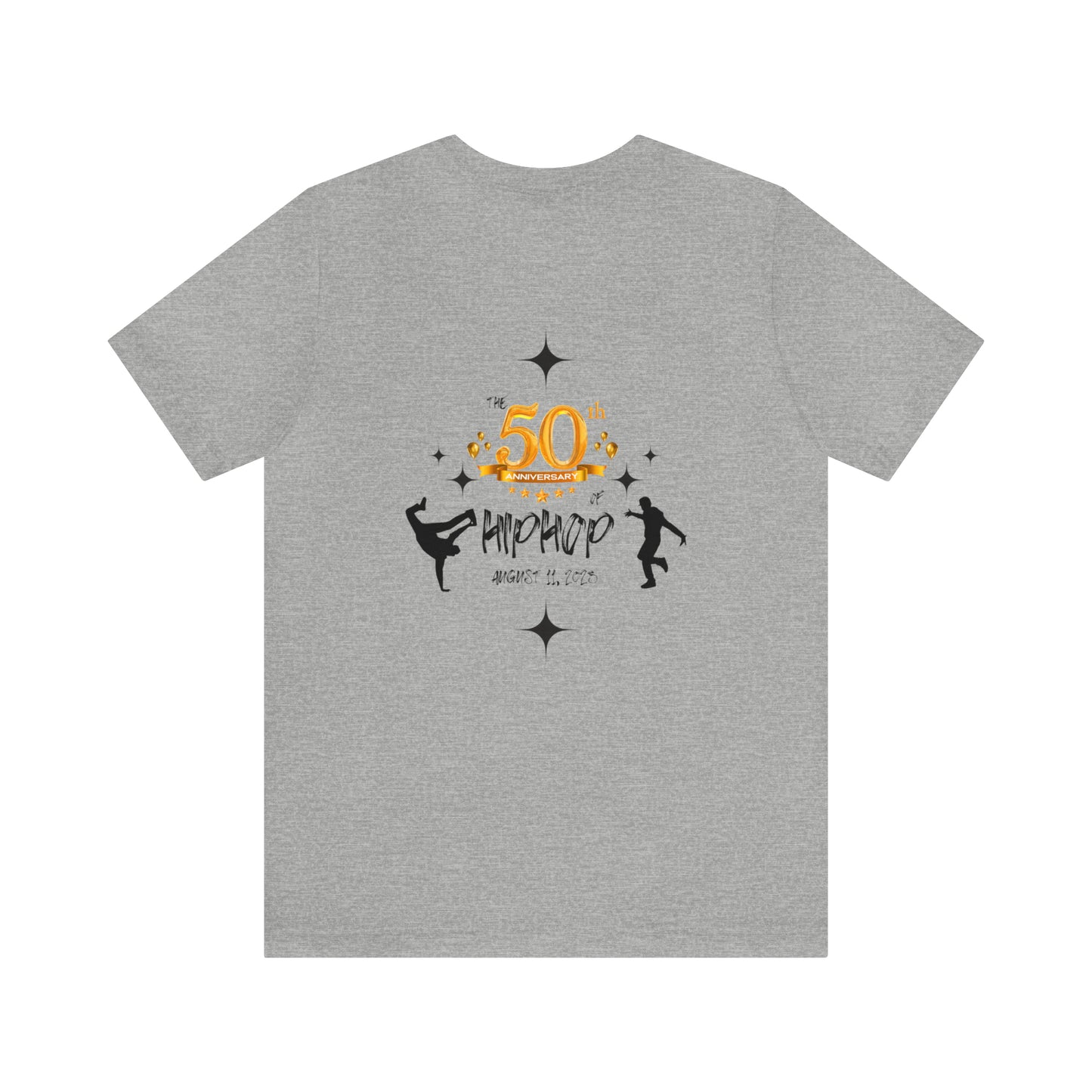 Unisex 50th Anniversary of HipHop August 11, 2023 Commemorative T-Shirt