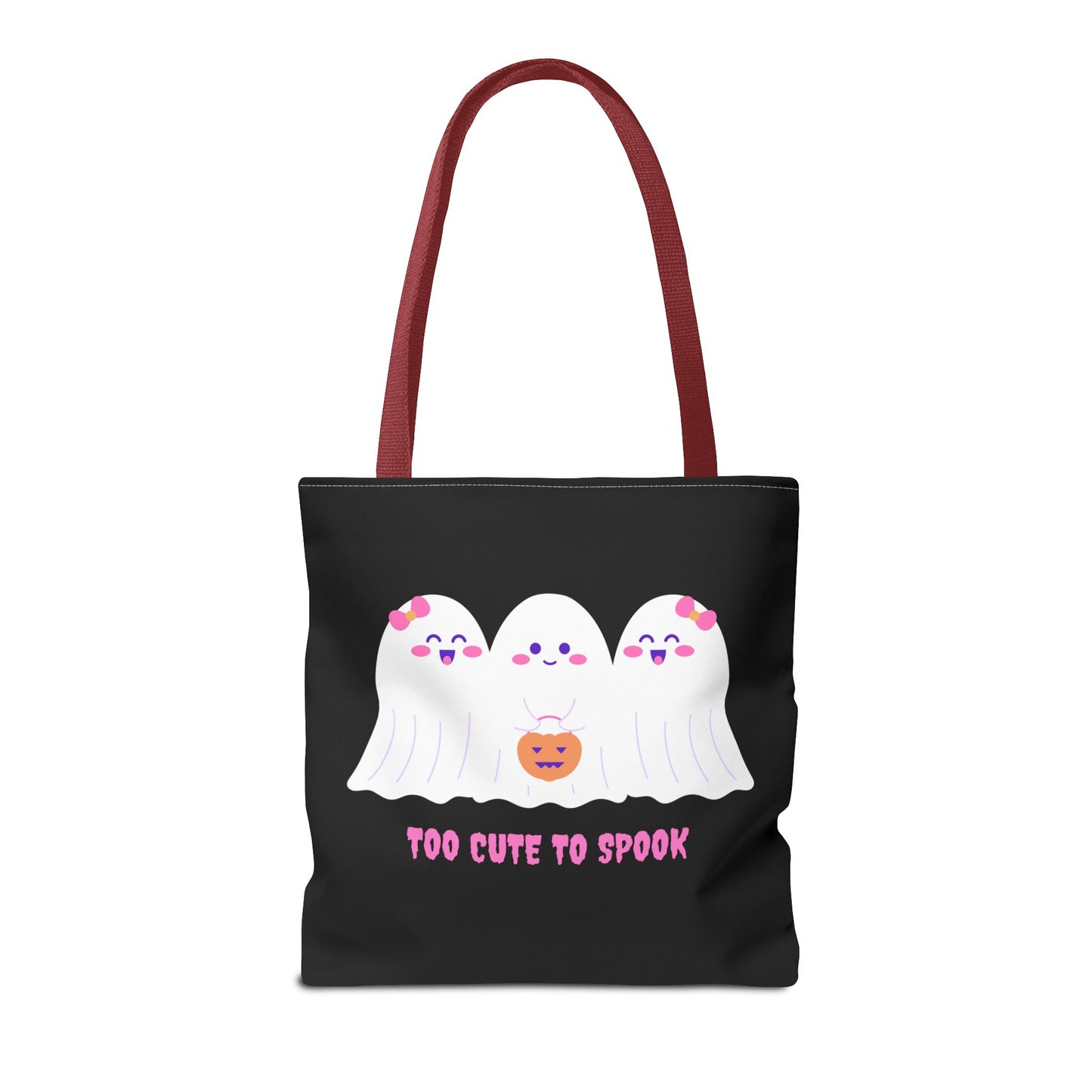 Cute Ghost Halloween Tote Bag Gift for Halloween Spooky Season Trick or Treating Bag Halloween Tote Fall Tote Bag Cute Tote Gift Idea