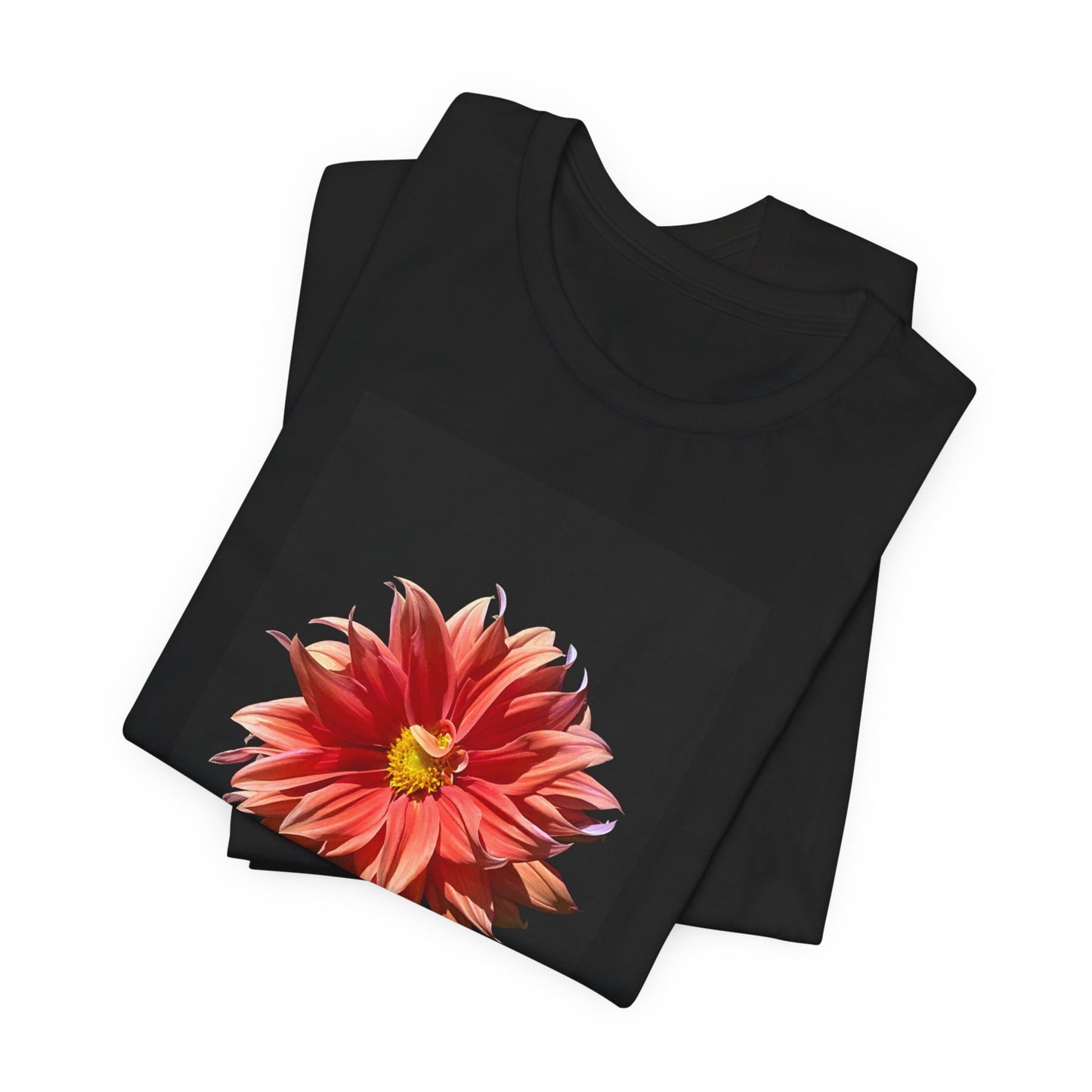 Unisex Jersey Short Sleeve Dahlia Flower T-Shirt