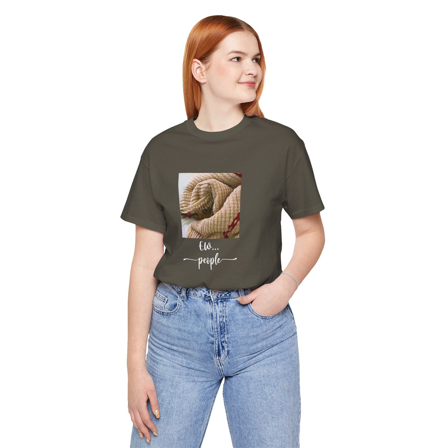 Unisex EW People Introvert Hiding Chihuahua T-Shirt
