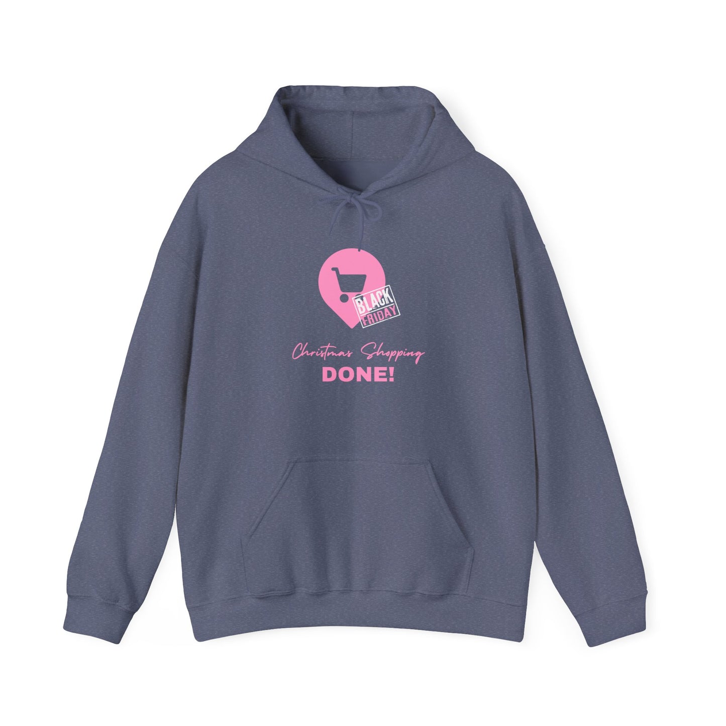 Unisex Black Friday Christmas Shopping DONE! Heavy Blend™ Hooded Sweatshirt