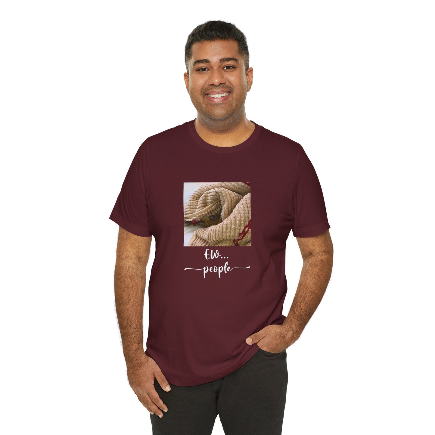 Unisex EW People Introvert Hiding Chihuahua T-Shirt