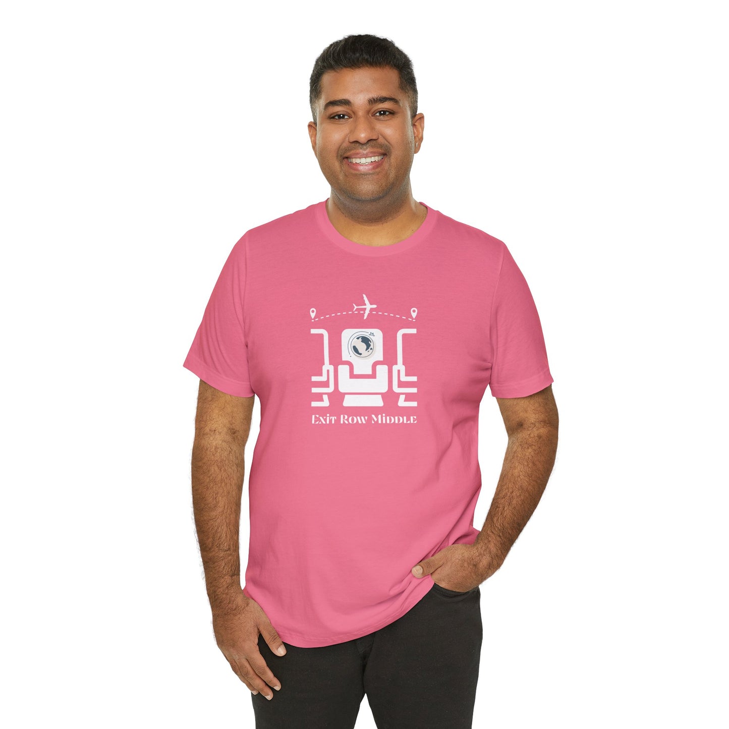 Unisex Jersey Short Sleeve Exit Row Middle Travel T-Shirt