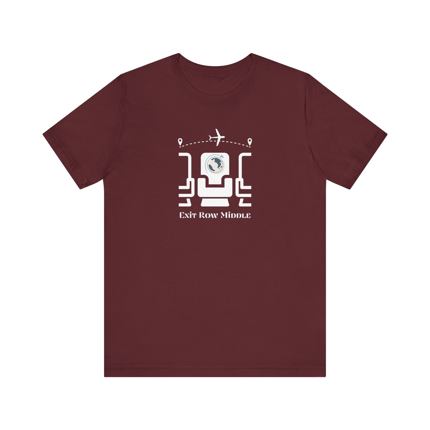 Unisex Jersey Short Sleeve Exit Row Middle Travel T-Shirt