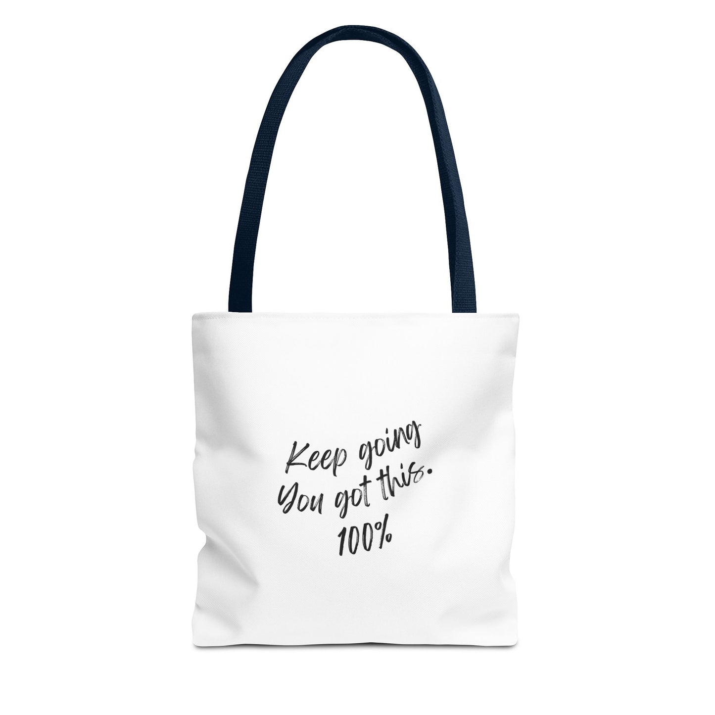 Unisex Positive Motivational Words of Encouragement Mental Health Awareness Reusable Tote Bag