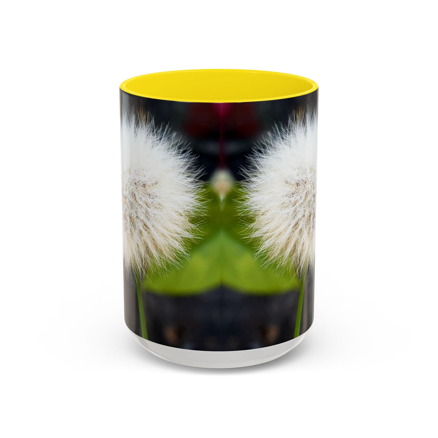 11oz/15oz Garden Themed Dandelion Flower Coffee Mug