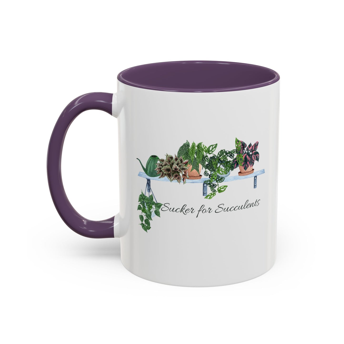 11oz/15oz Garden Themed Coffee Mug Sucker for Succulents