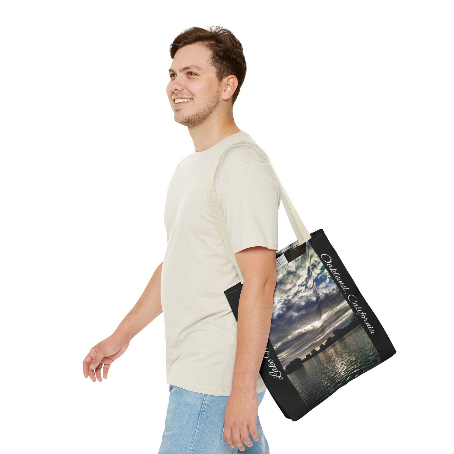 Unisex Travel Tote Lake Merritt Oakland California Tote Bag