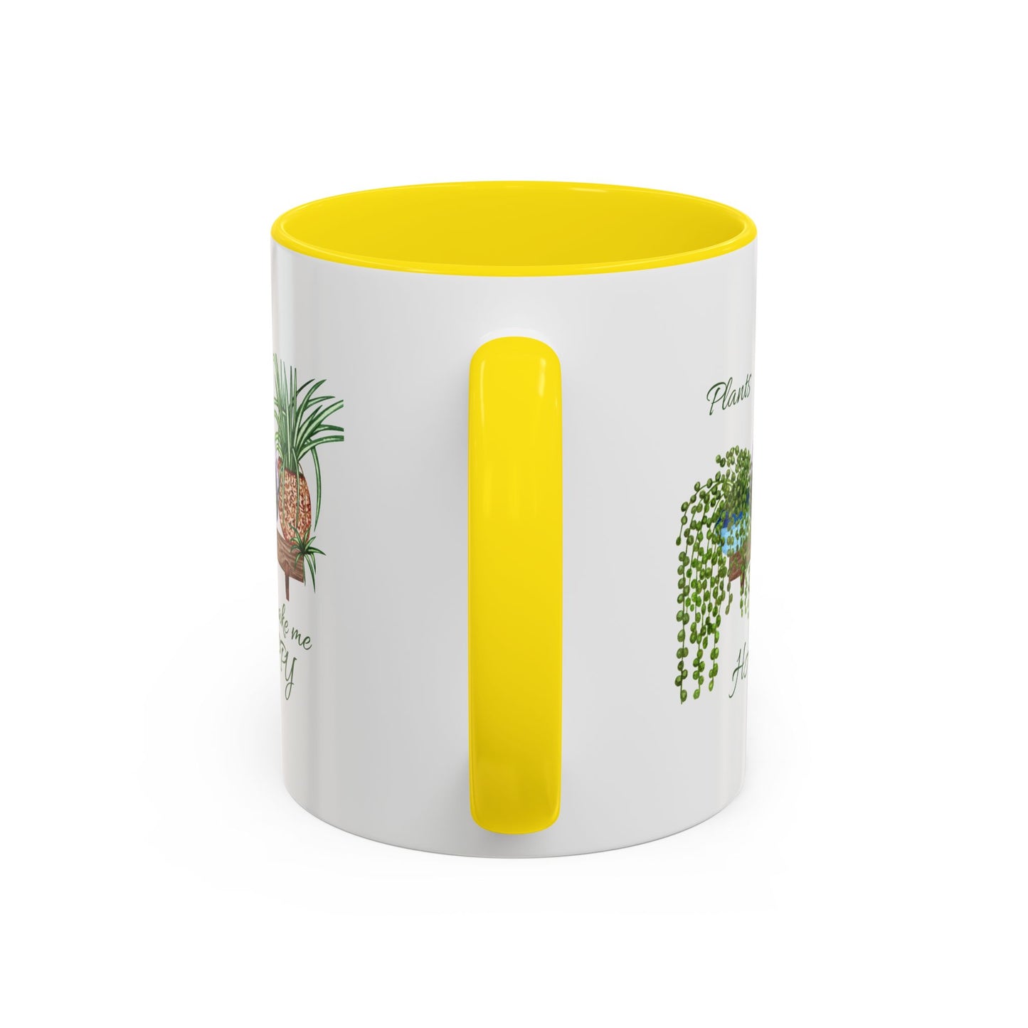 11oz/15oz Garden Themed Plants Make Me Happy Coffee Mug