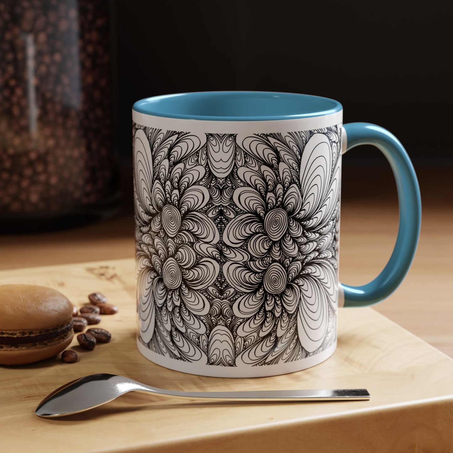 11oz/15oz Original Line Art Mug - Blooms
