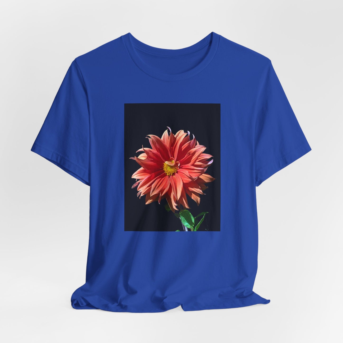 Unisex Jersey Short Sleeve Dahlia Flower T-Shirt
