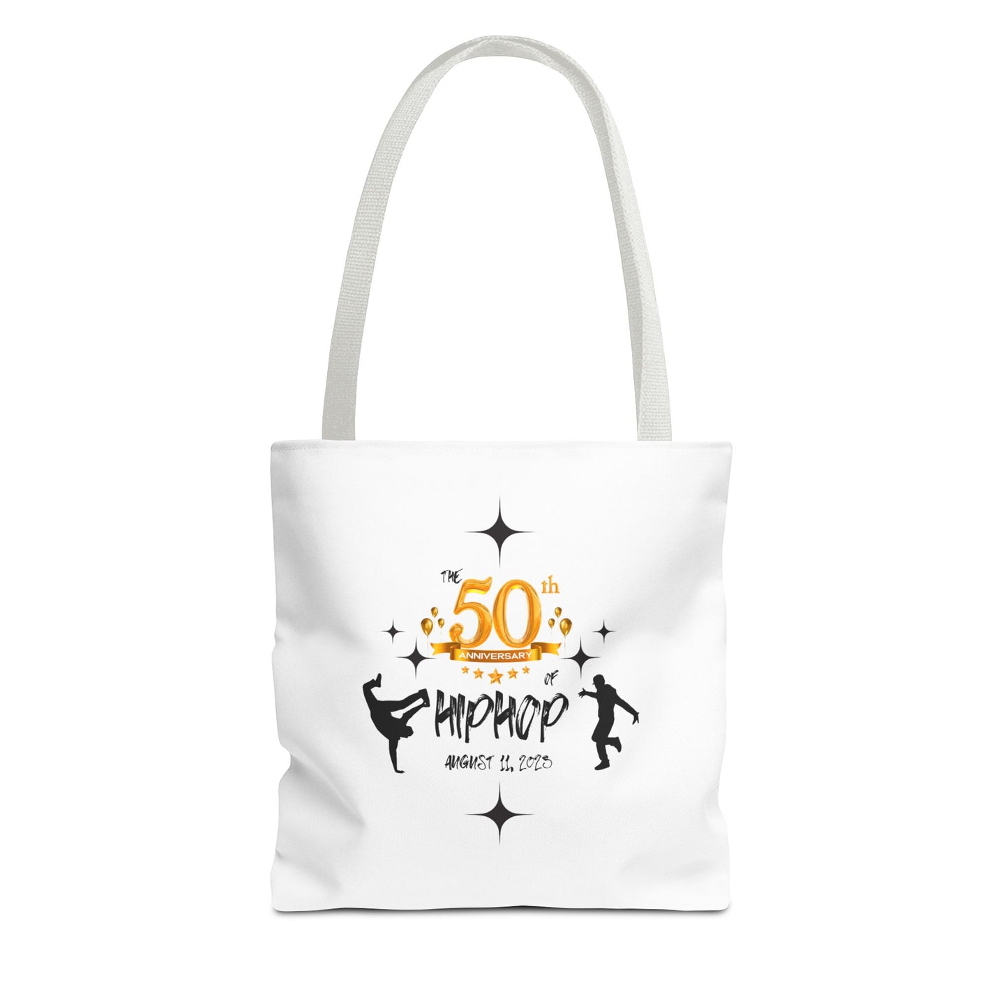 Unisex 50th Anniversary of HipHop August 11, 2023 Commemorative Tote Bag HipHop Anniversary Tote Music Fan Tote Bag Gift For DJ Music Lover