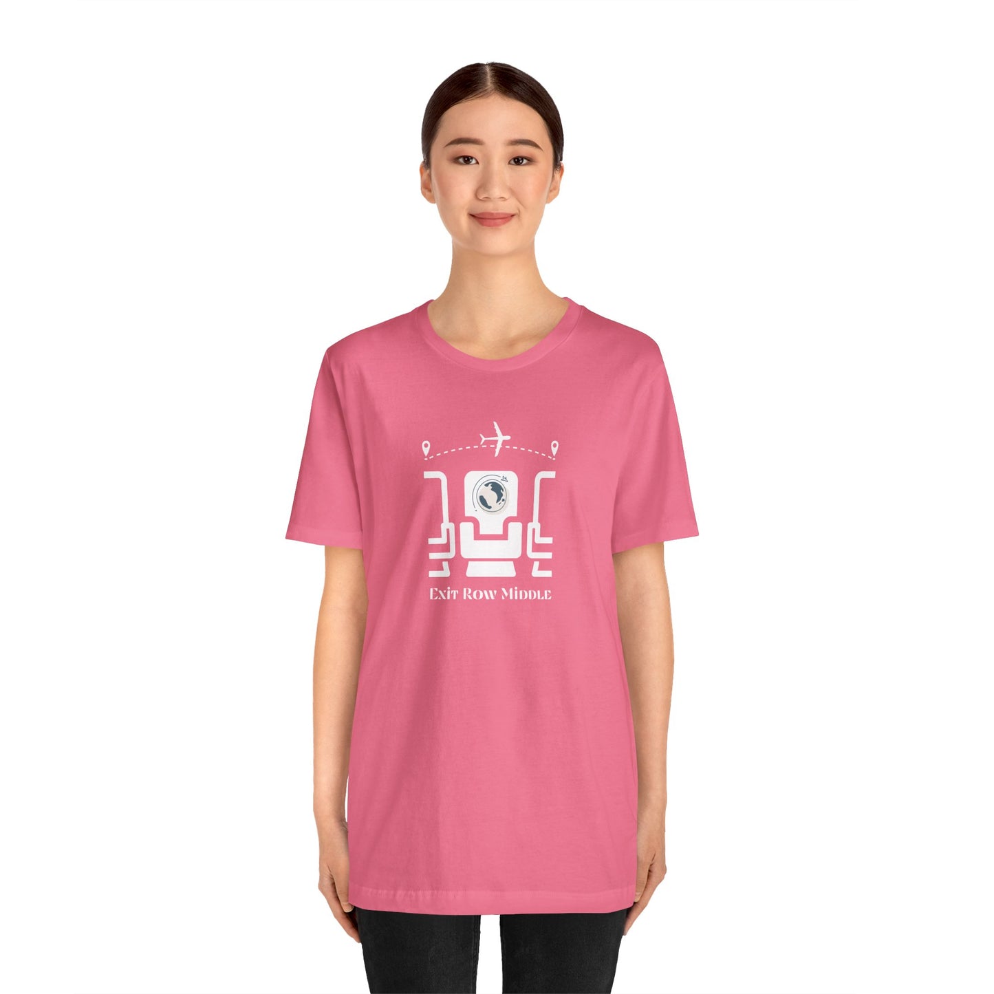 Unisex Jersey Short Sleeve Exit Row Middle Travel T-Shirt