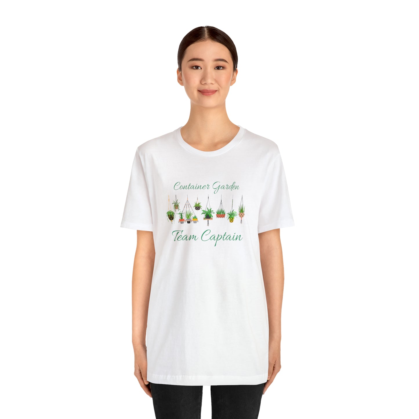 Unisex Garden Themed Container Garden Team Captain T-Shirt