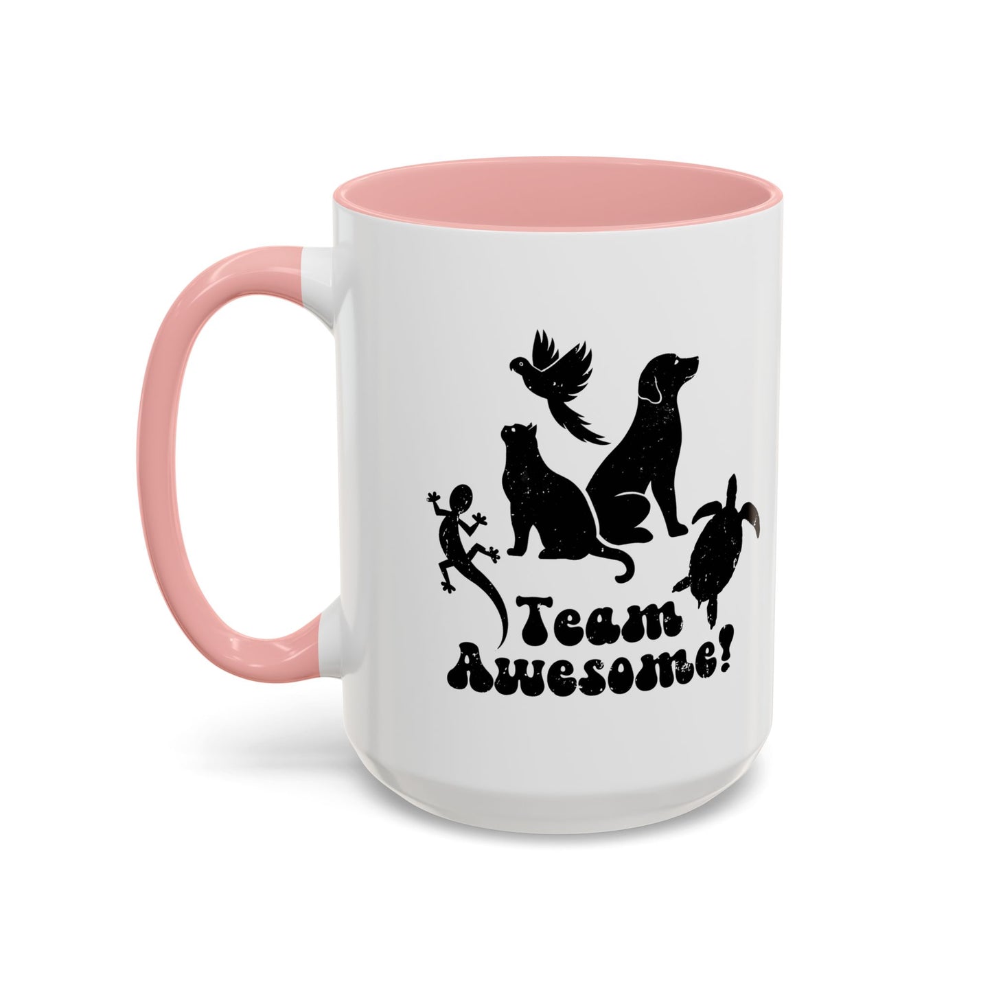 11oz/15oz Animal Lover Lizard Cat Bird Dog Turtle Team Awesome Coffee Mug