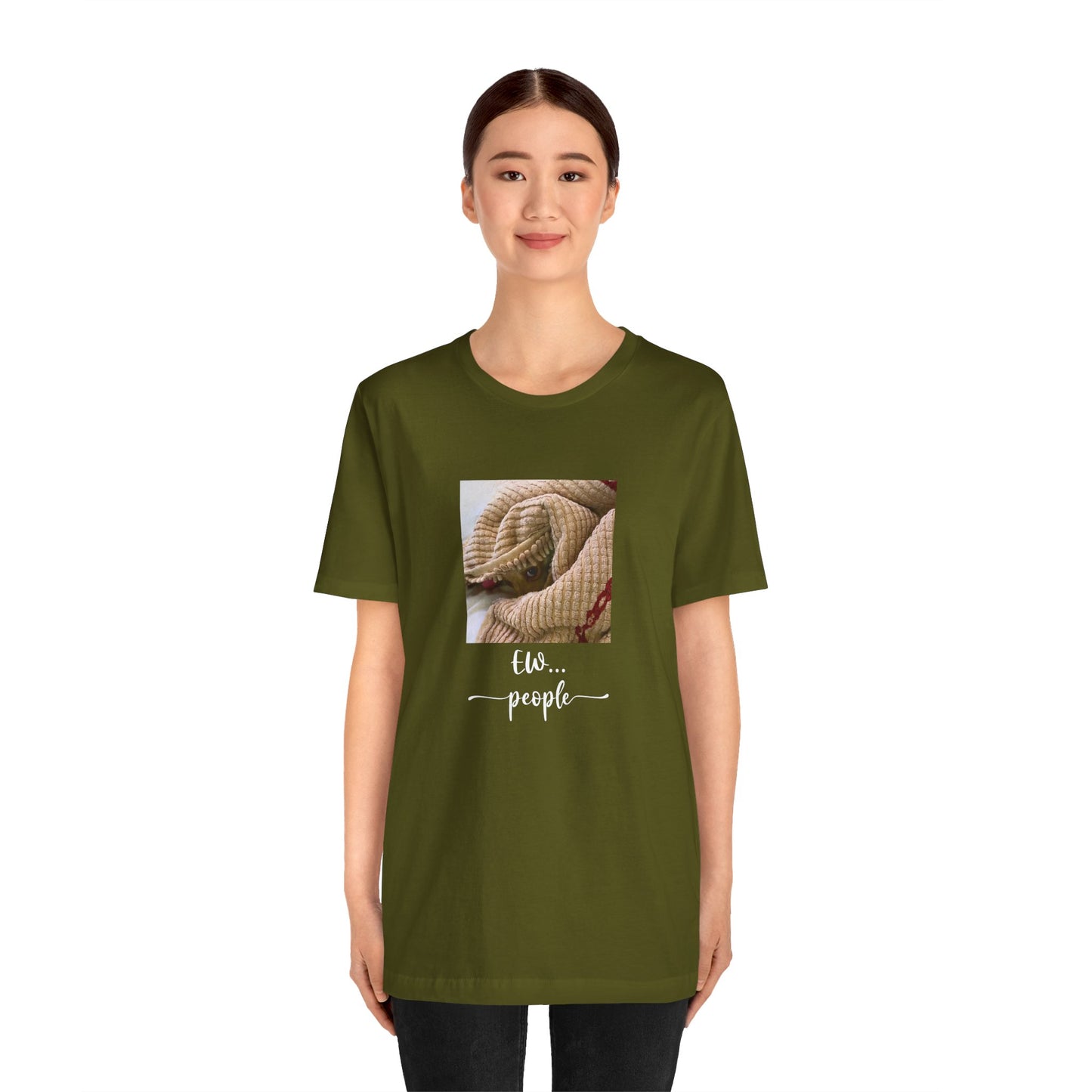 Unisex EW People Introvert Hiding Chihuahua T-Shirt