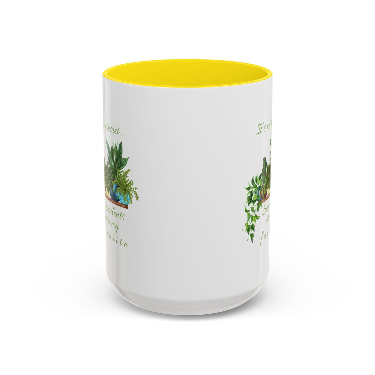 11oz/15oz Garden Themed Succulent Plant Parent Container Gardener Succulents Are My Favorite Coffee Mug
