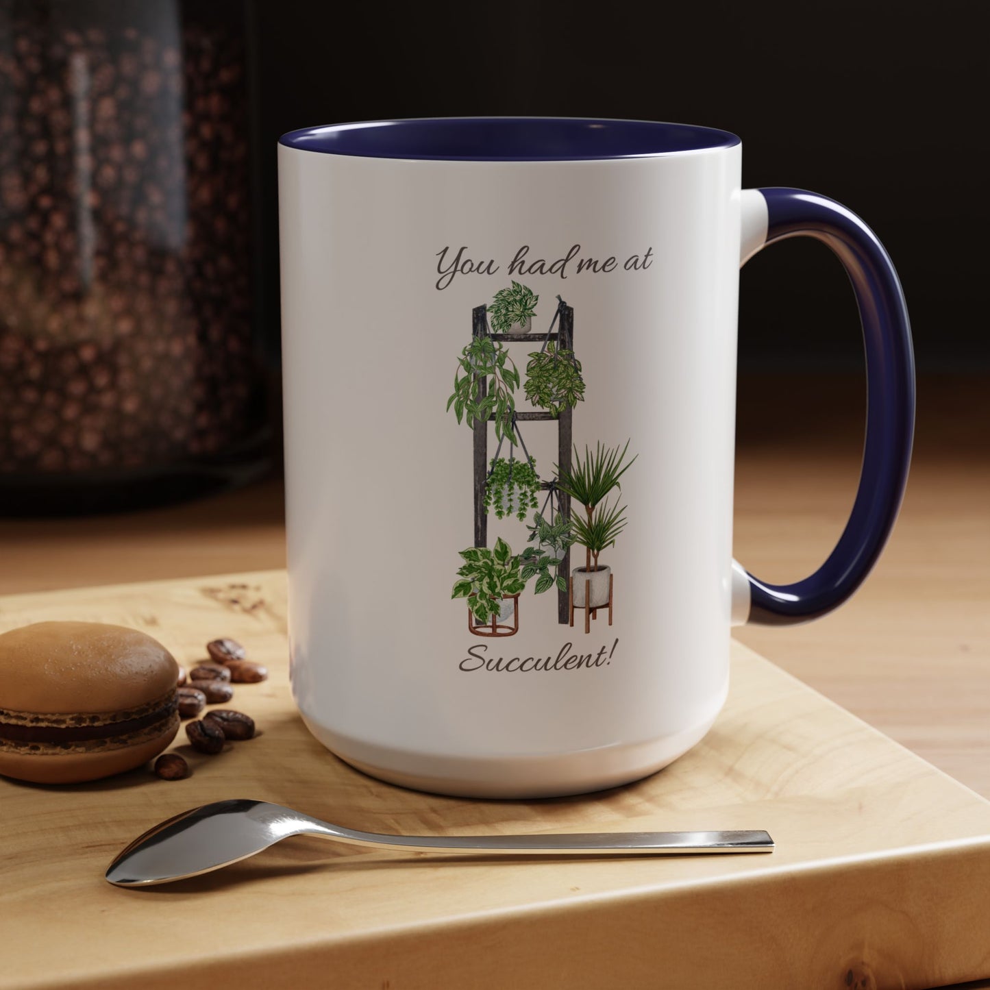 11oz/15oz Garden Themed Succulent Container Garden Plant Parent Coffee Mug