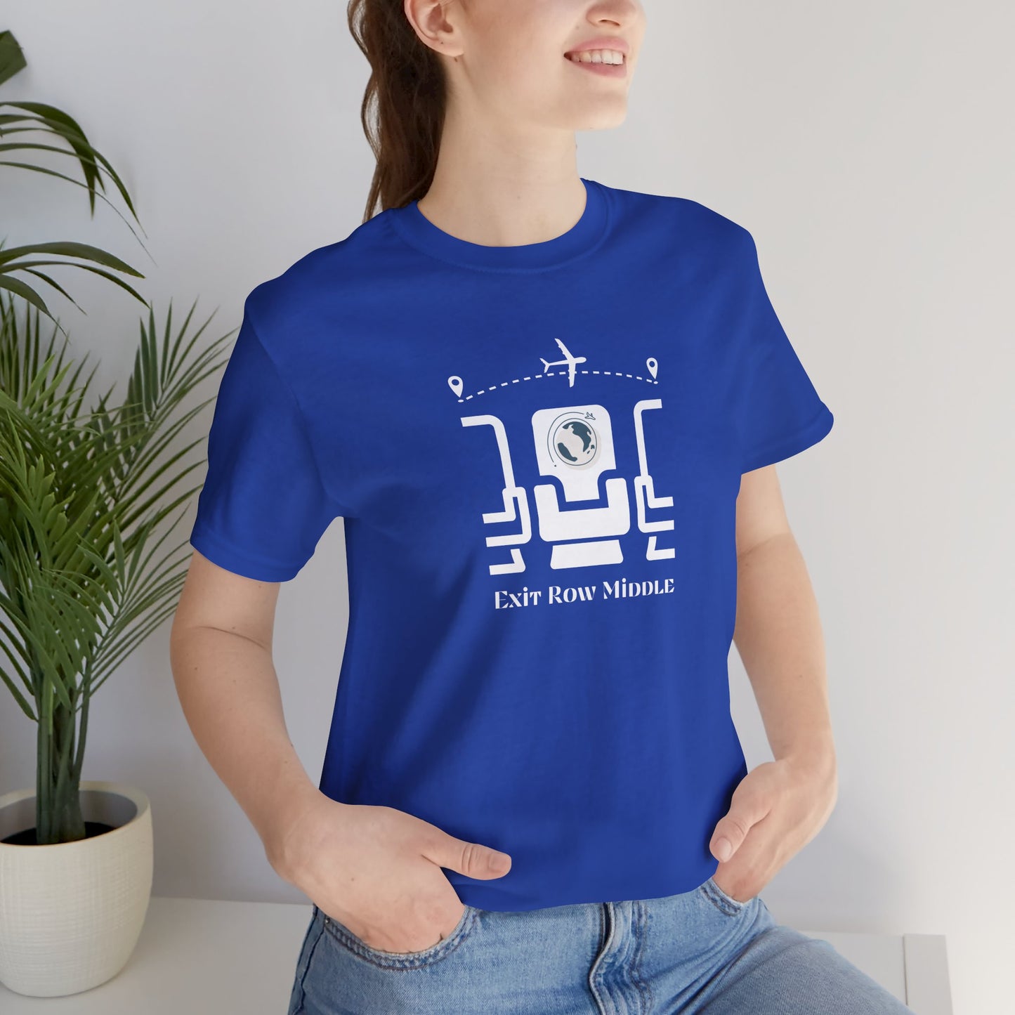 Unisex Jersey Short Sleeve Exit Row Middle Travel T-Shirt