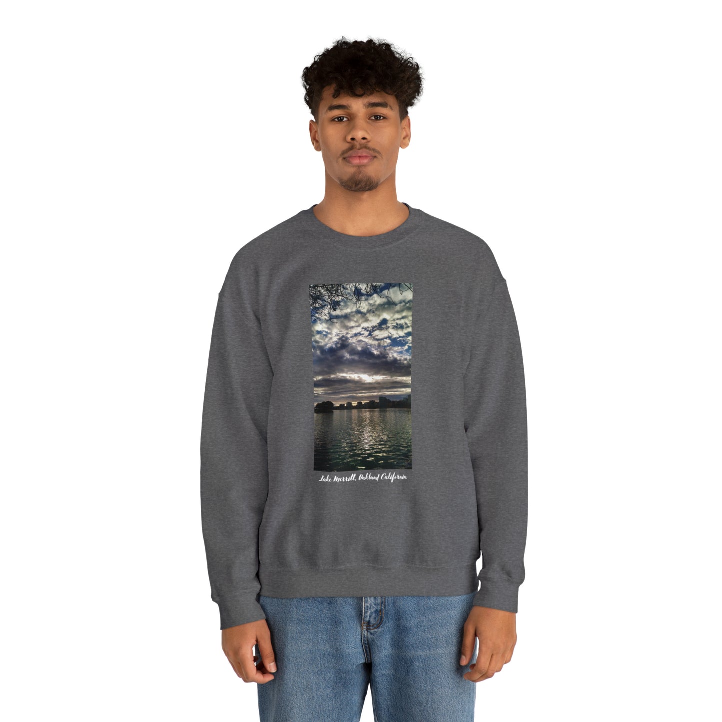 Unisex Landscape Sweatshirt Lake Merritt Oakland California Sweatshirt