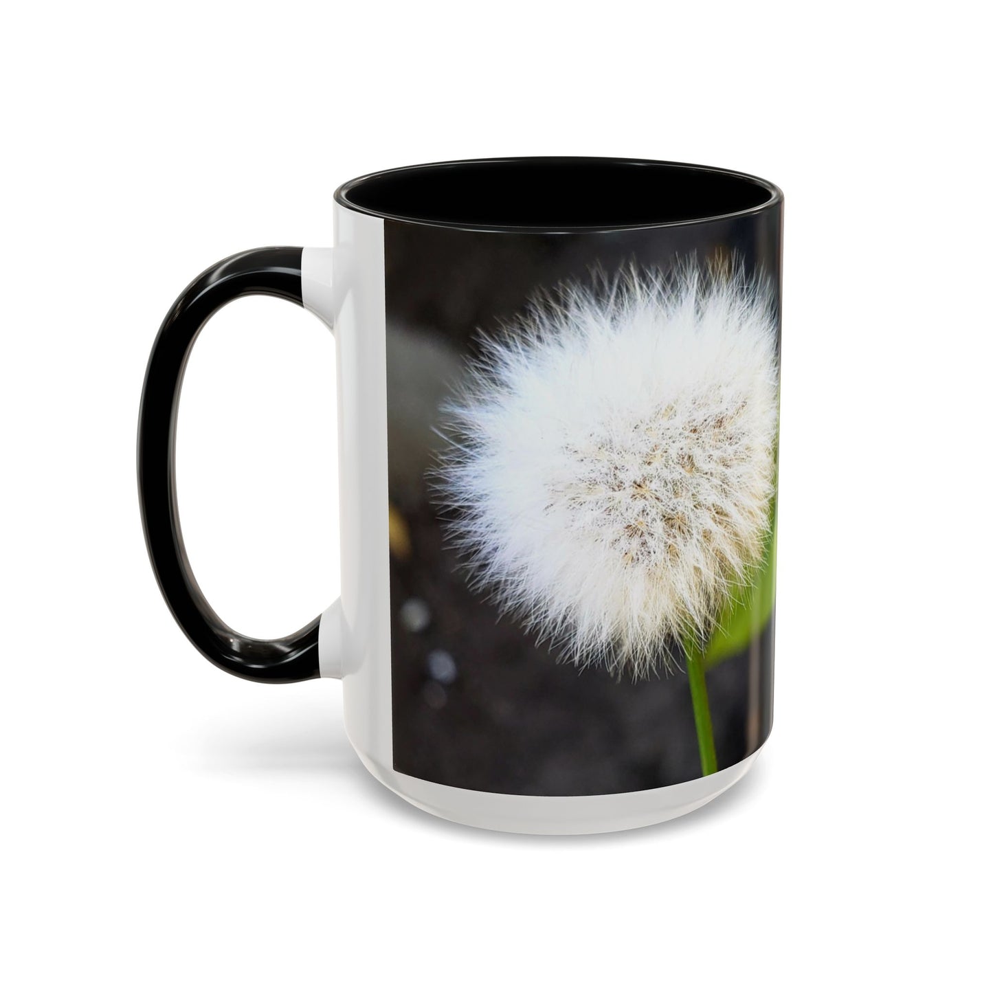 11oz/15oz Garden Themed Dandelion Flower Coffee Mug