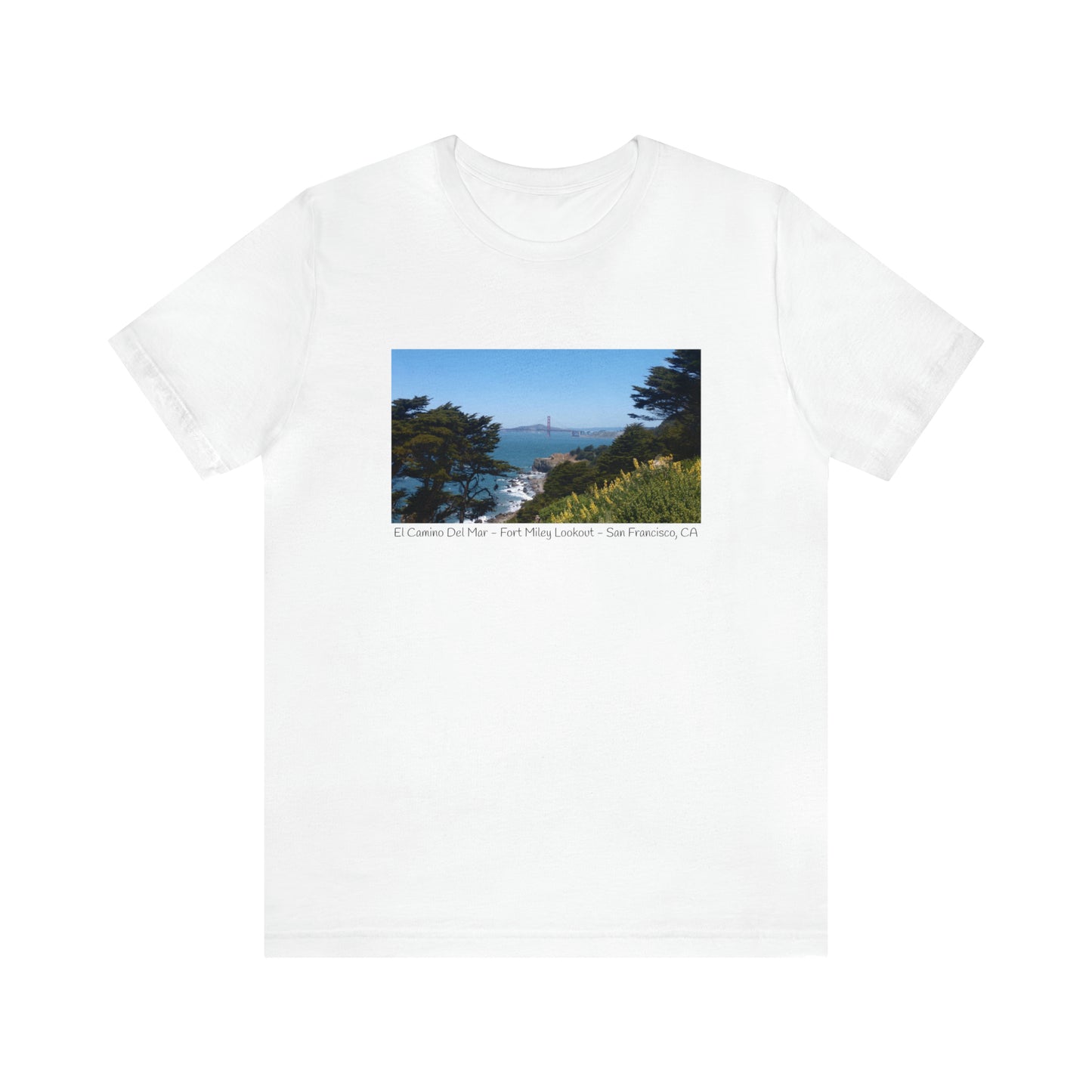 Unisex Jersey Short Sleeve El Camino Del Mar, San Francisco, California