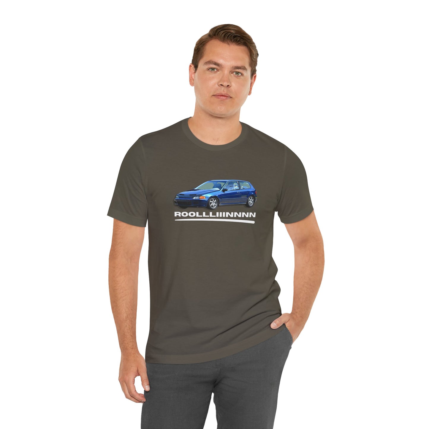 Unisex Jersey Short Sleeve Rolllllin Civic Hatchback Appreciation T-Shirt