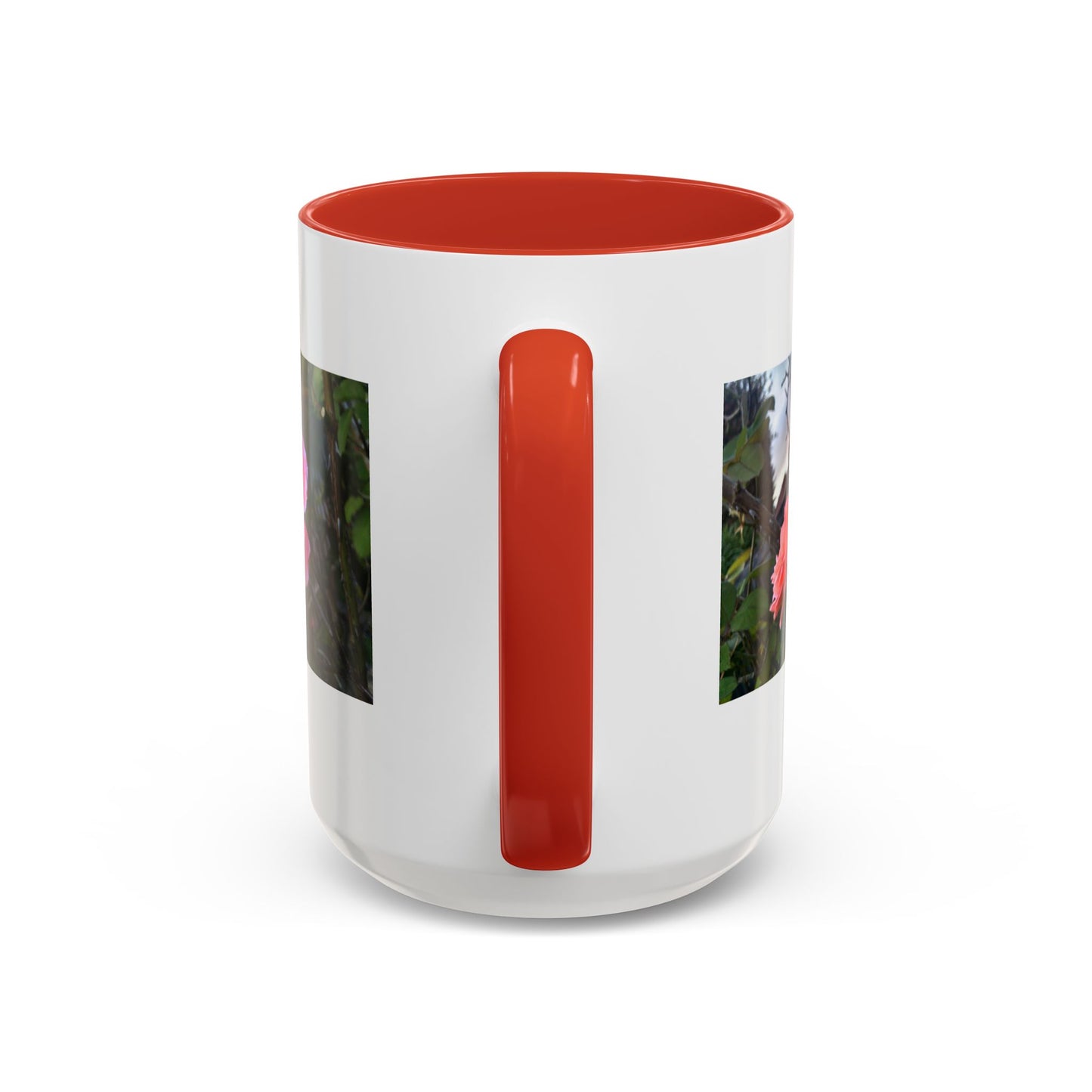 11oz/15oz Garden Themed Double Delight Rose Coffee Mug