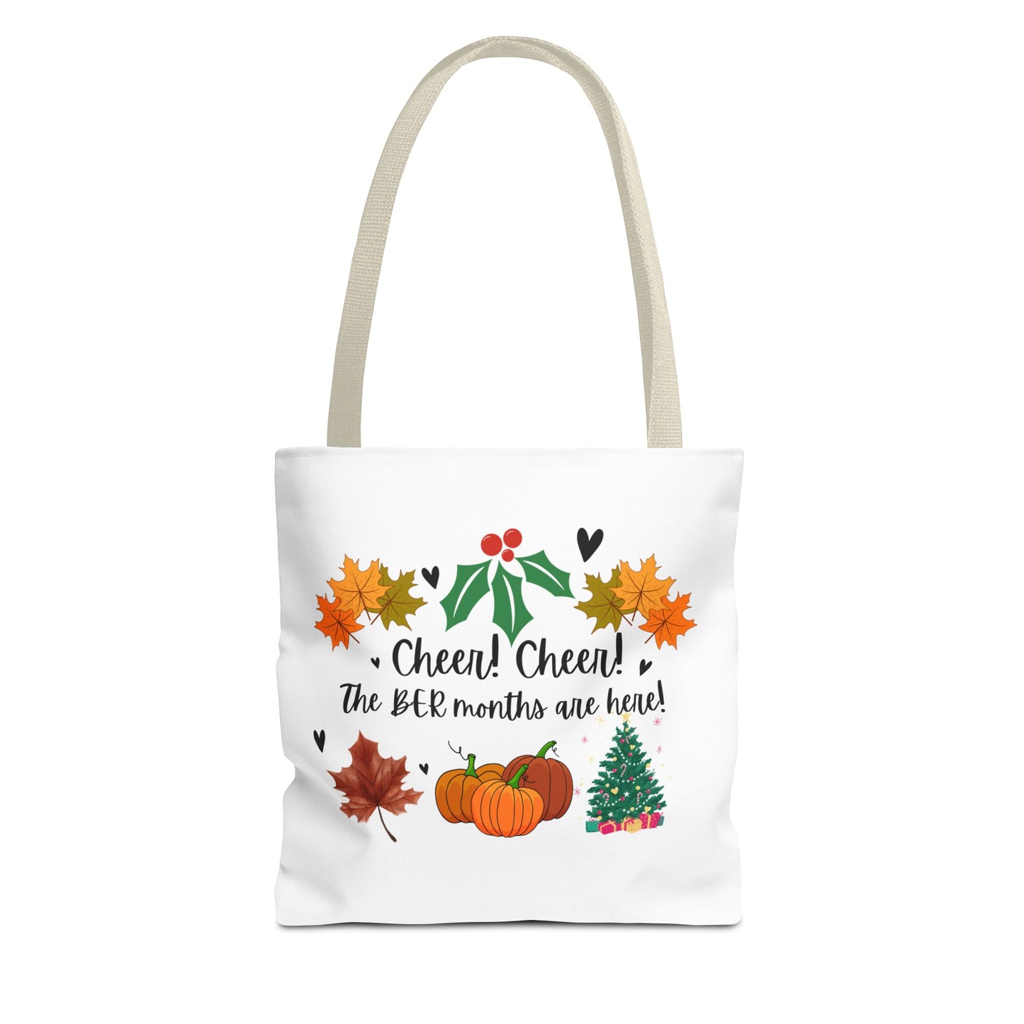 Unisex BER Months Tote Bag Autumn Fall September October November December Tote Bag Favorite Months Tote Bag