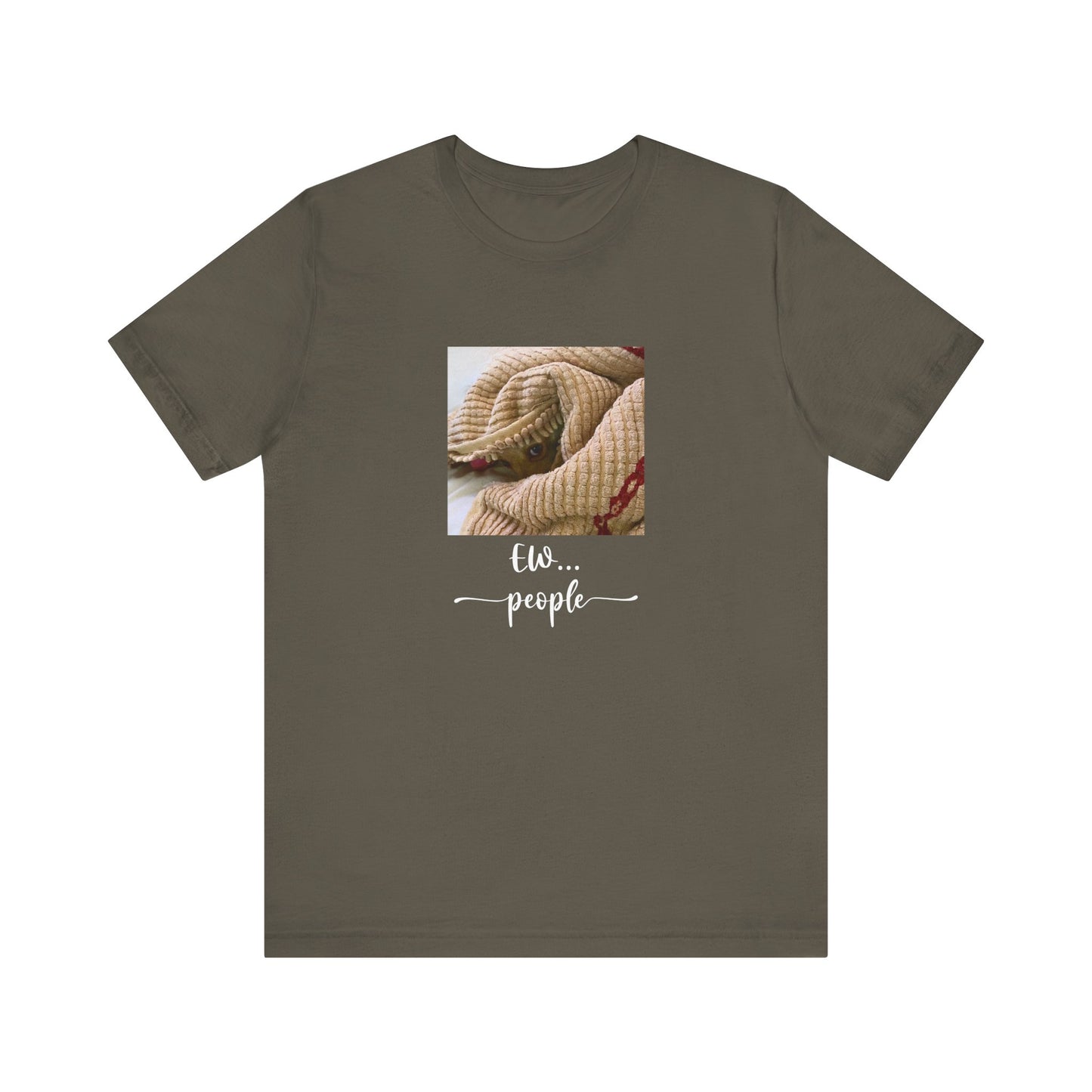Unisex EW People Introvert Hiding Chihuahua T-Shirt