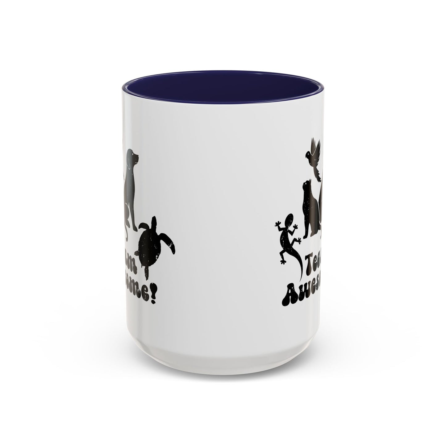 11oz/15oz Animal Lover Lizard Cat Bird Dog Turtle Team Awesome Coffee Mug