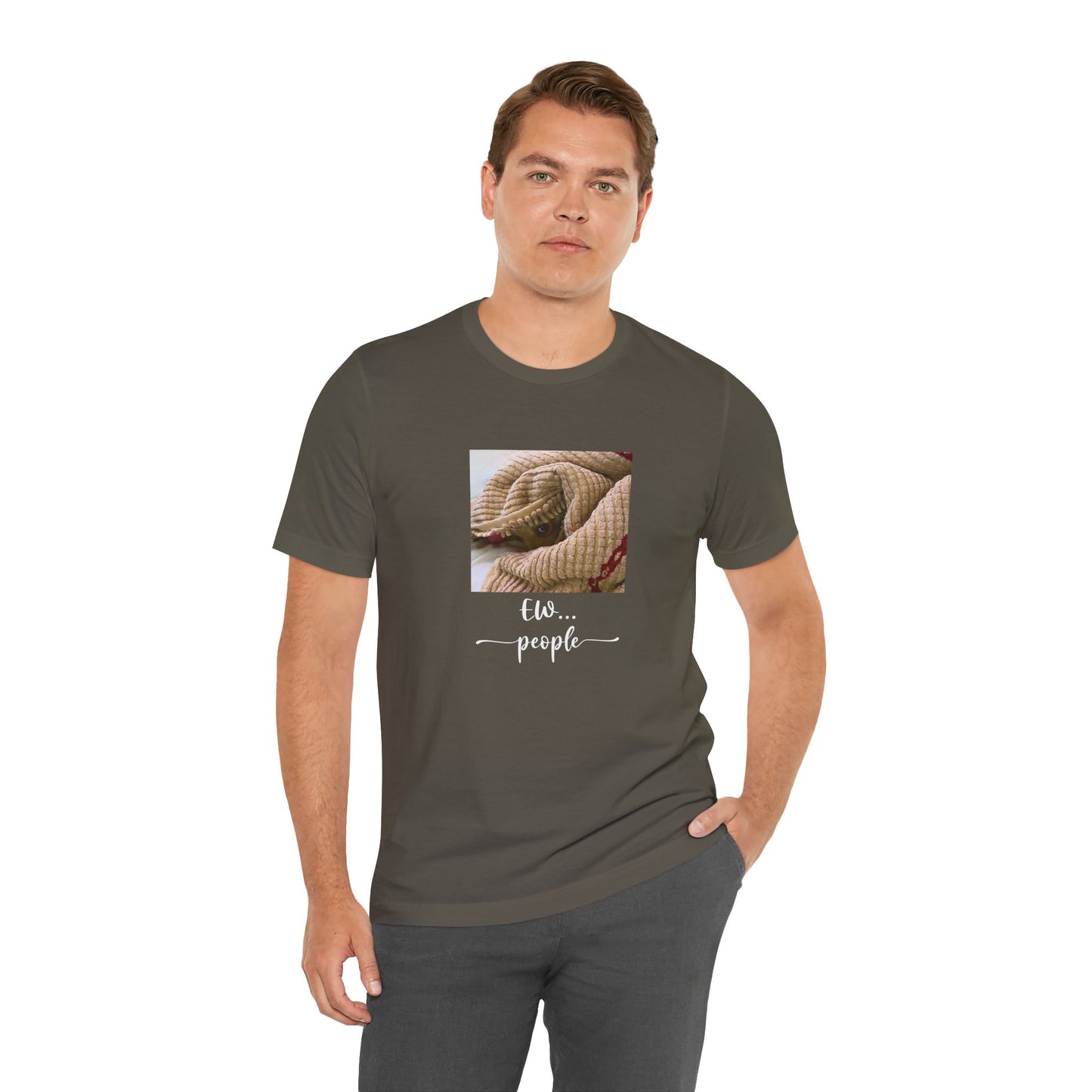 Unisex EW People Introvert Hiding Chihuahua T-Shirt