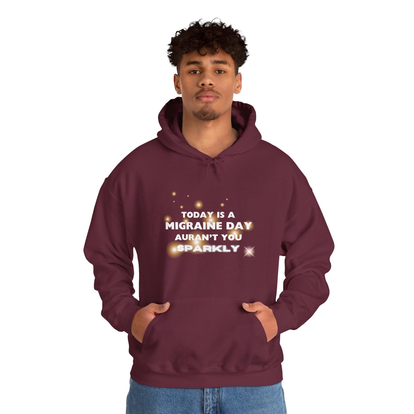 Unisex Heavy Blend™ Migraine Day Hooded Sweatshirt