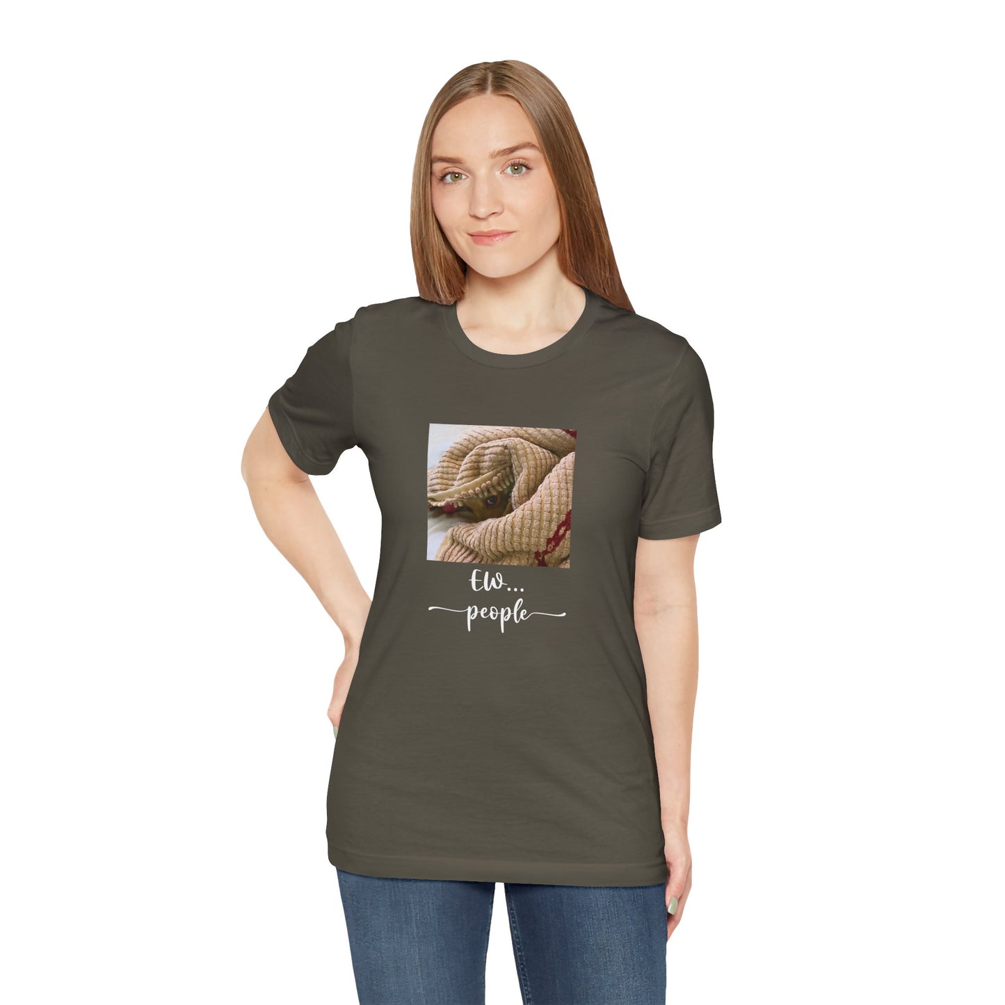 Unisex EW People Introvert Hiding Chihuahua T-Shirt