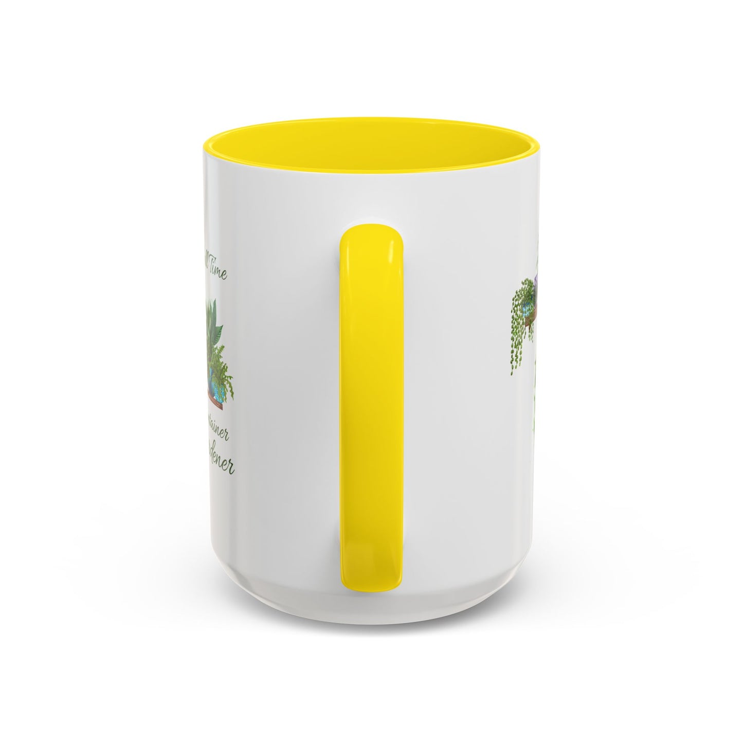 11oz/15oz Garden Themed Full Time Container Gardener Plant Parent Coffee Mug
