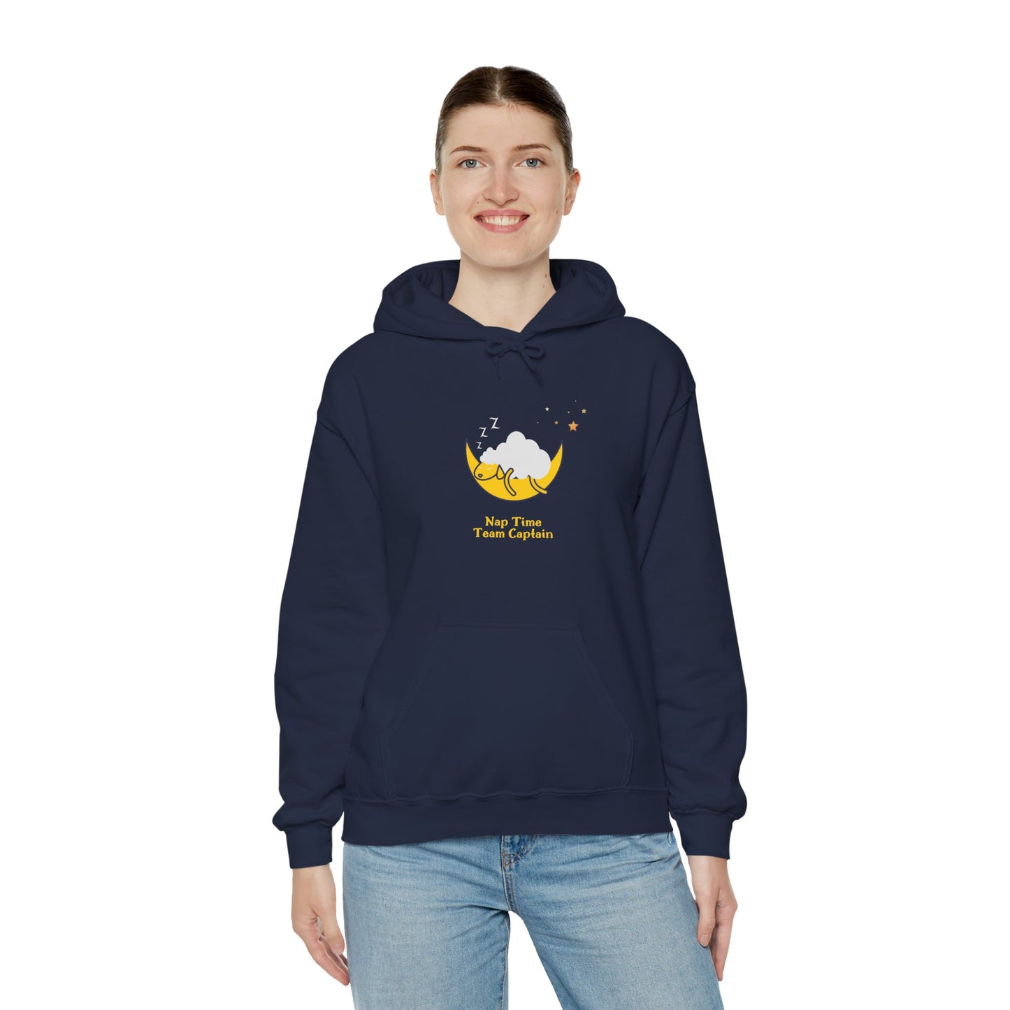 Unisex Heavy Blend™ Nap Time Team Captain Hooded Sweatshirt