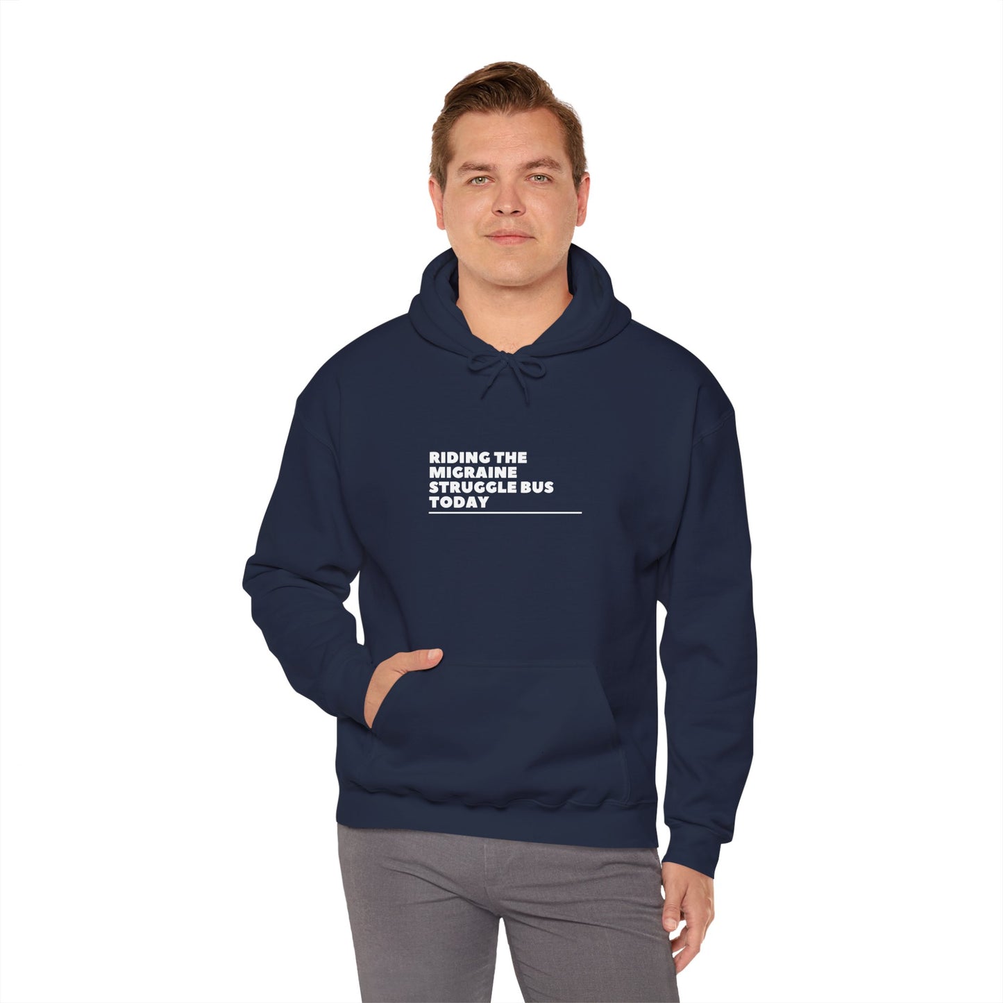Unisex Migraine Day Invisible Illness Warrior Hooded Sweatshirt