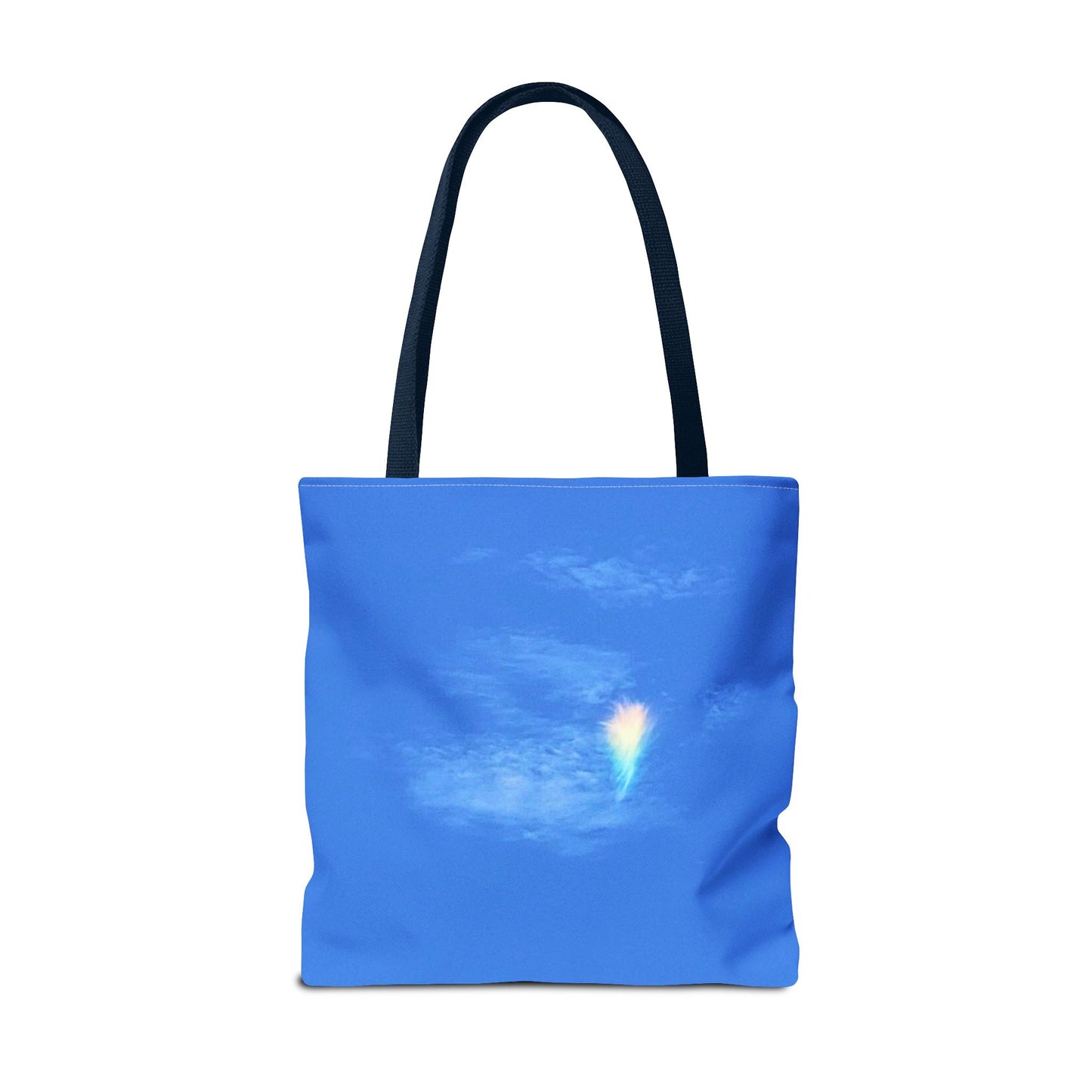 Unisex Fire Rainbow Sky Blue All Over Print Tote Bag