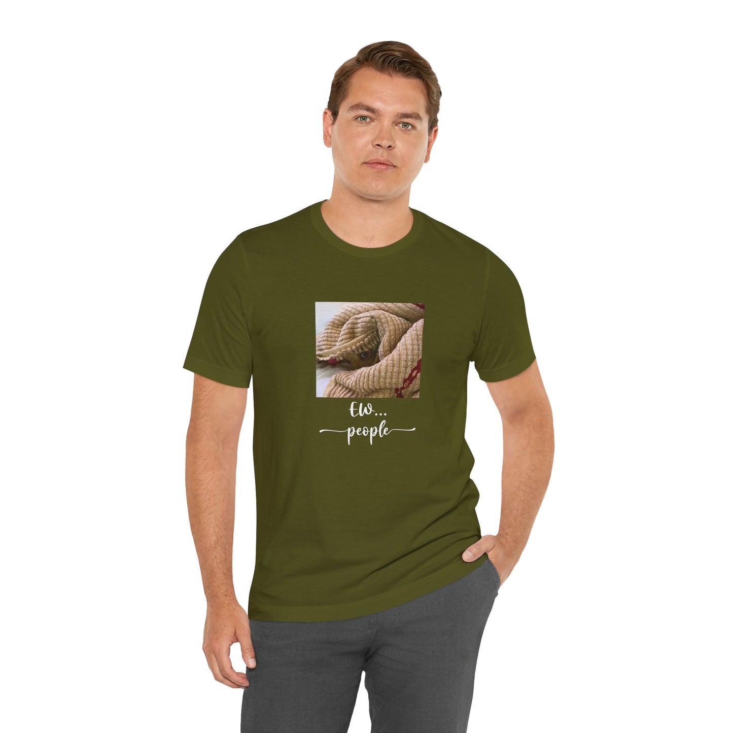 Unisex EW People Introvert Hiding Chihuahua T-Shirt