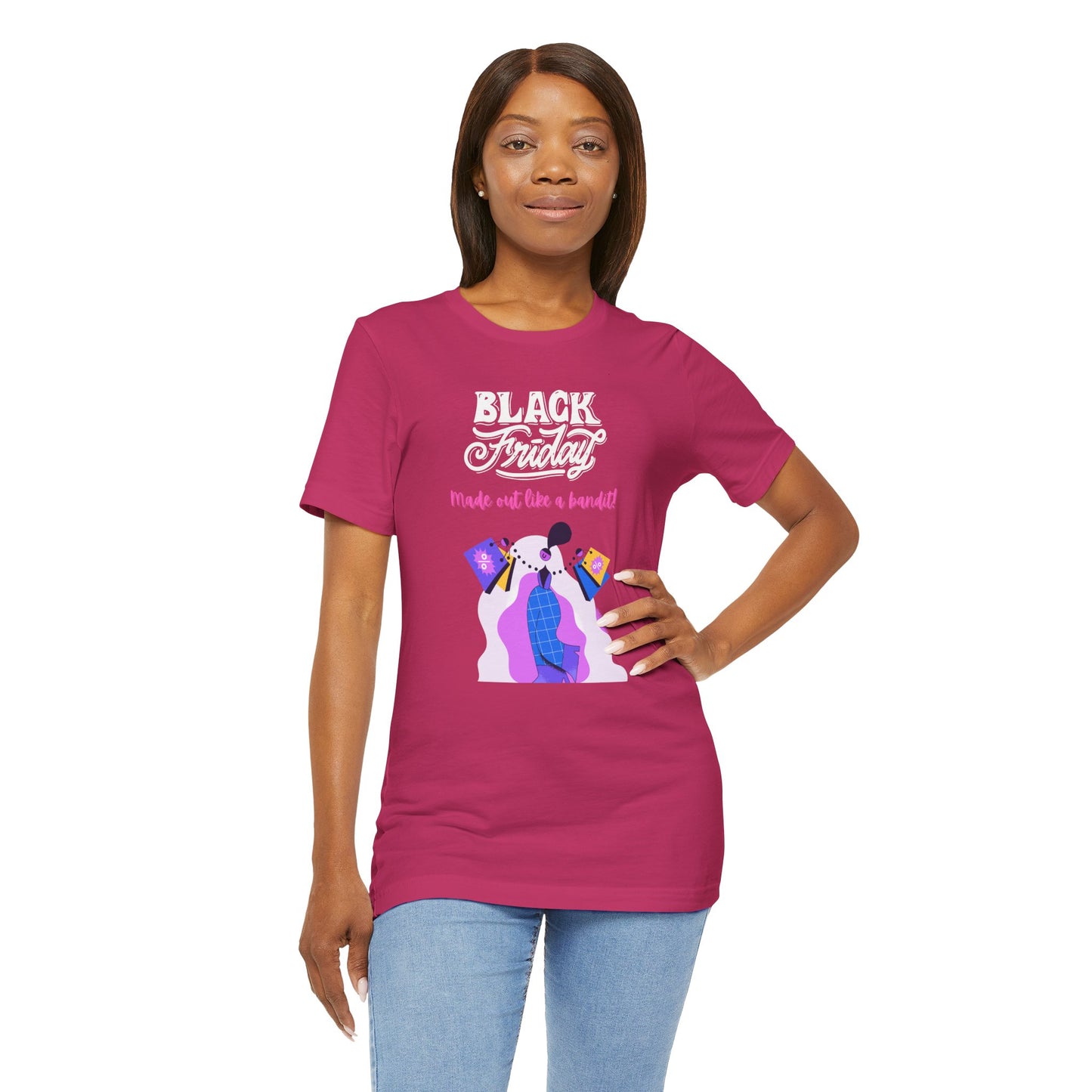 Unisex Jersey Short Sleeve Black Friday Sales T-Shirt